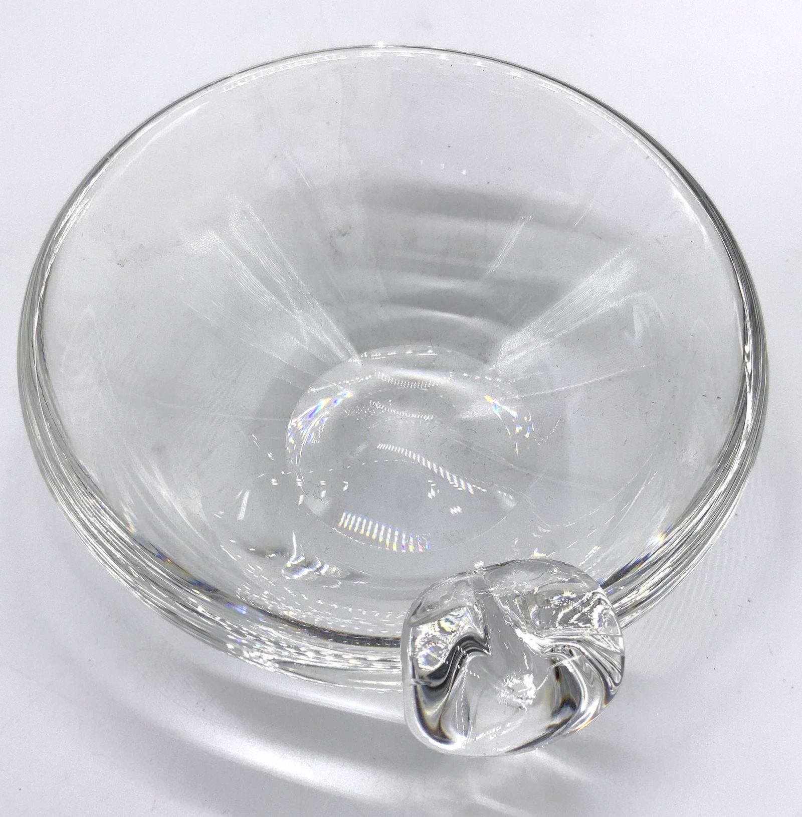 Signed STEUBEN Crystal Trinket Dish (1 of 10)