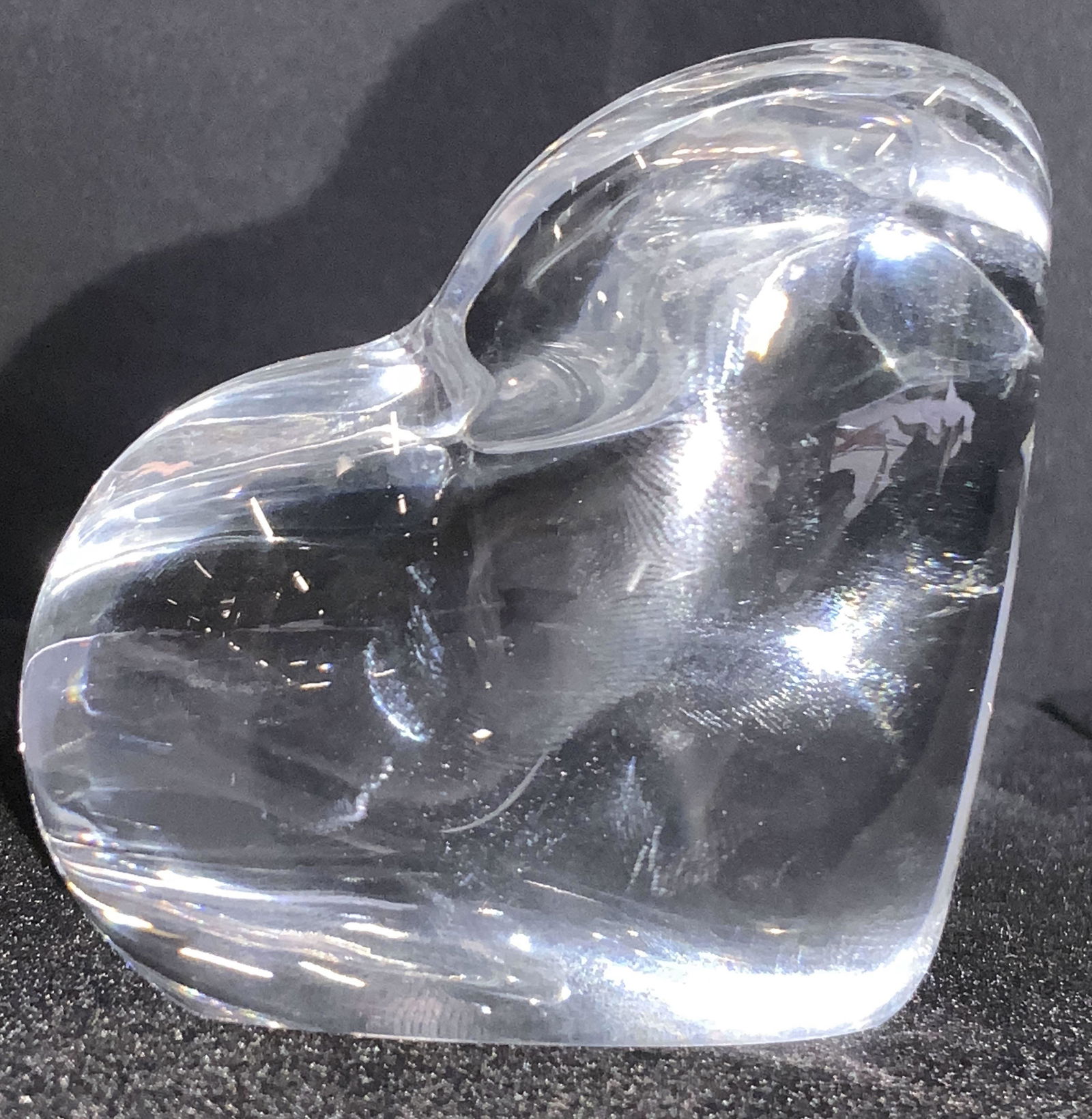 CHRISTOFLE Sign Crystal Heart Form Ornament, W Box (1 of 11)