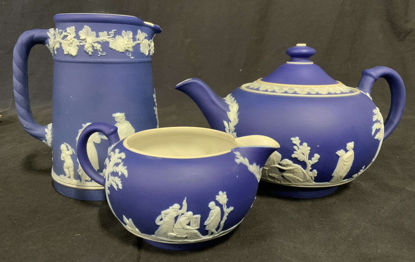 4pc Group Lot WEDGWOOD Jasperware Accessories (1 of 12)