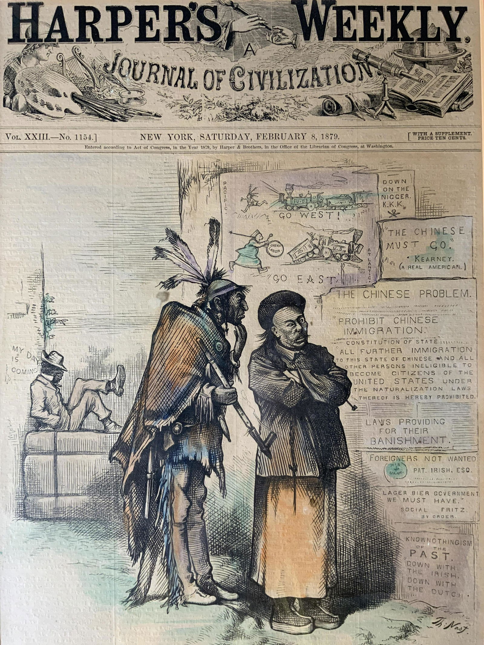 Antique Harper’s Weekly Cover 1879 (1 of 10)