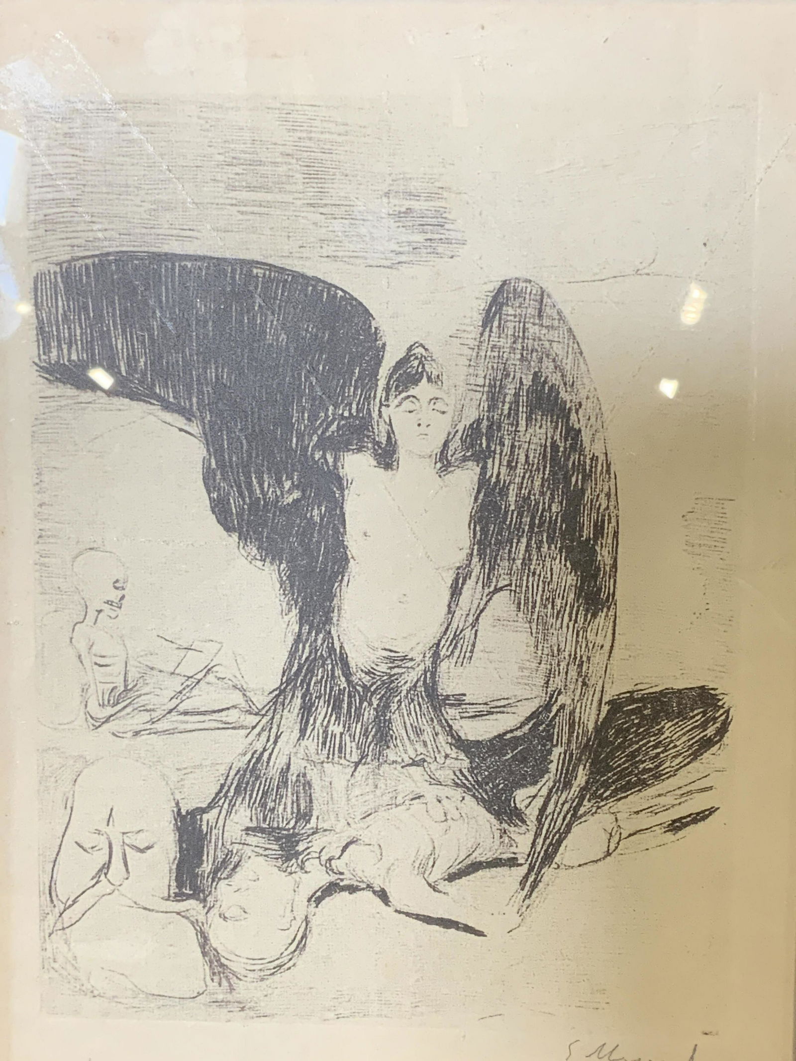 EDVARD MUNCH Signed Etching (1 of 9)