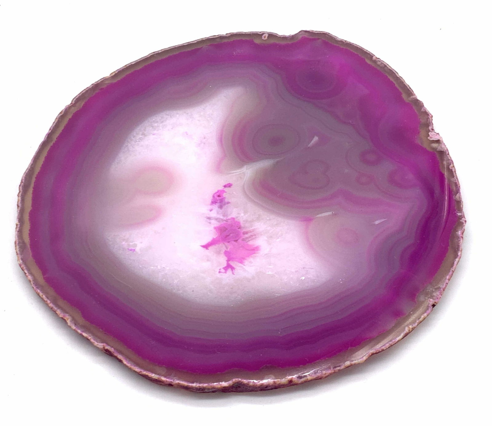 Pink Geode Slice Tabletop Accessory W/ Box (1 of 13)