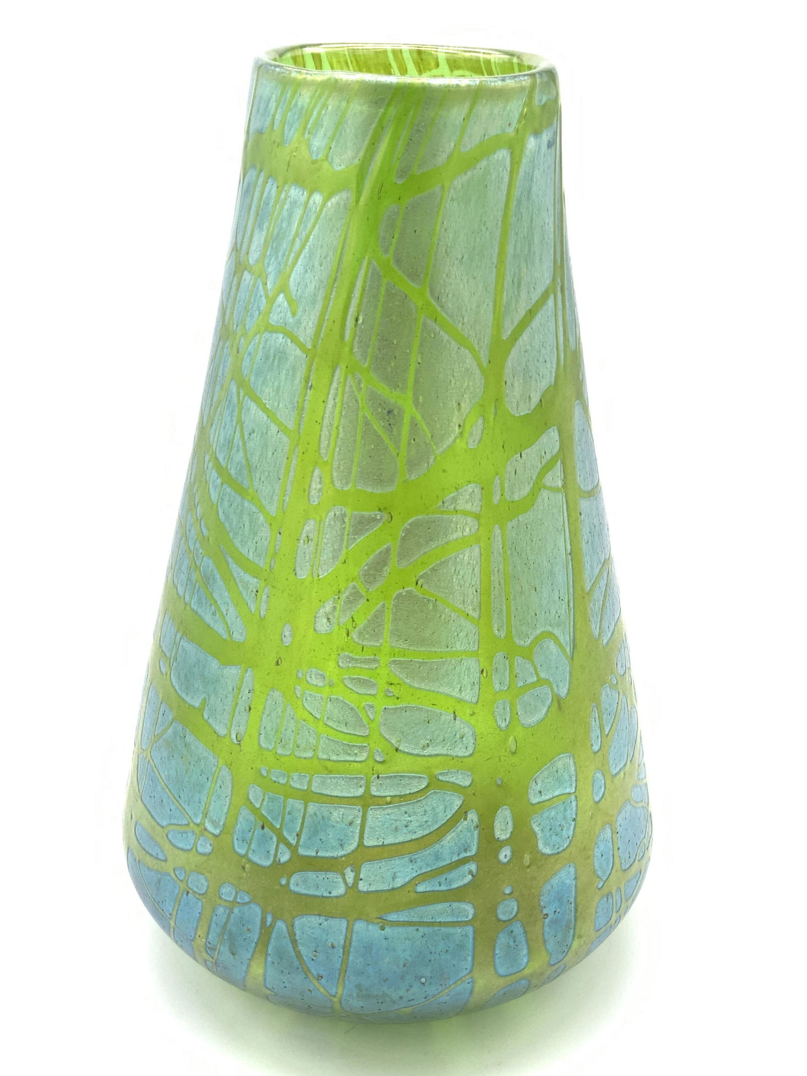 Handmade Iridescent Art Glass Table Vase (1 of 13)