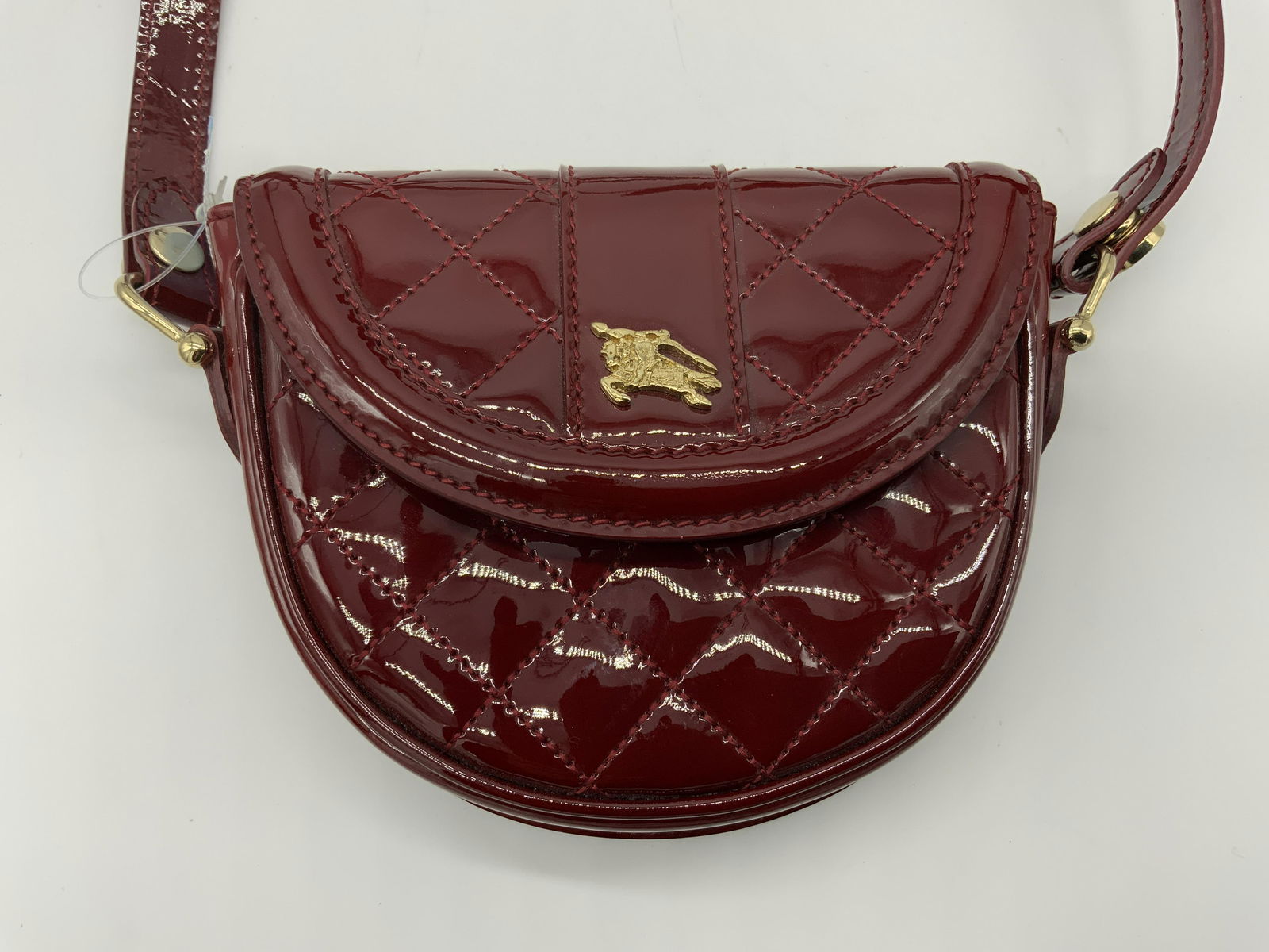 BURBERRY Patent Leather Crossbody Bag (1 of 9)