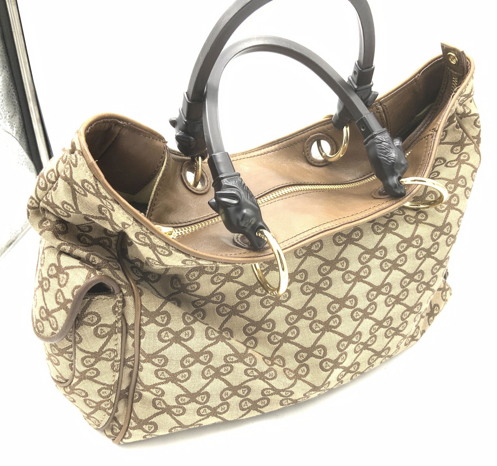 ANYA HINDMARCH Signature Canvas Handbag, England (1 of 14)