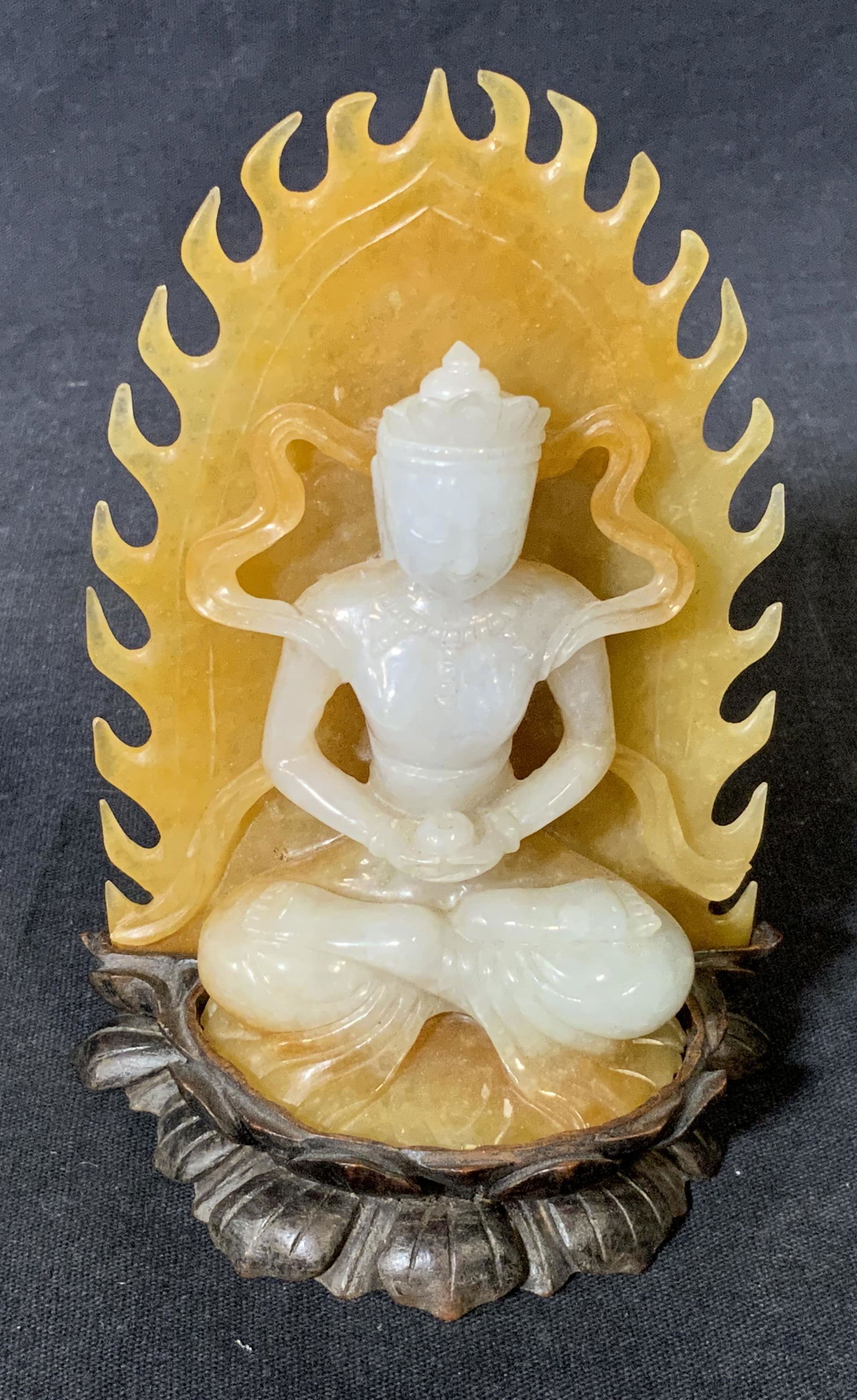 Natural Hand Carved Stone Buddha Sculpture (1 of 11)