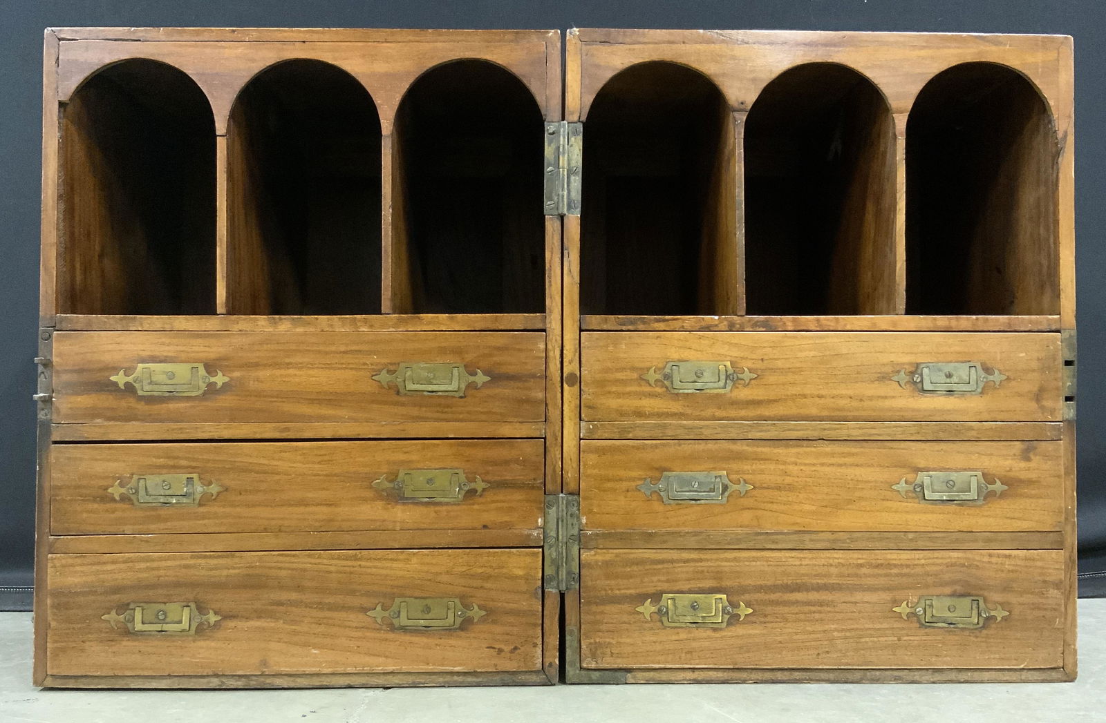 Antique Wooden Campaign Chest (1 of 13)