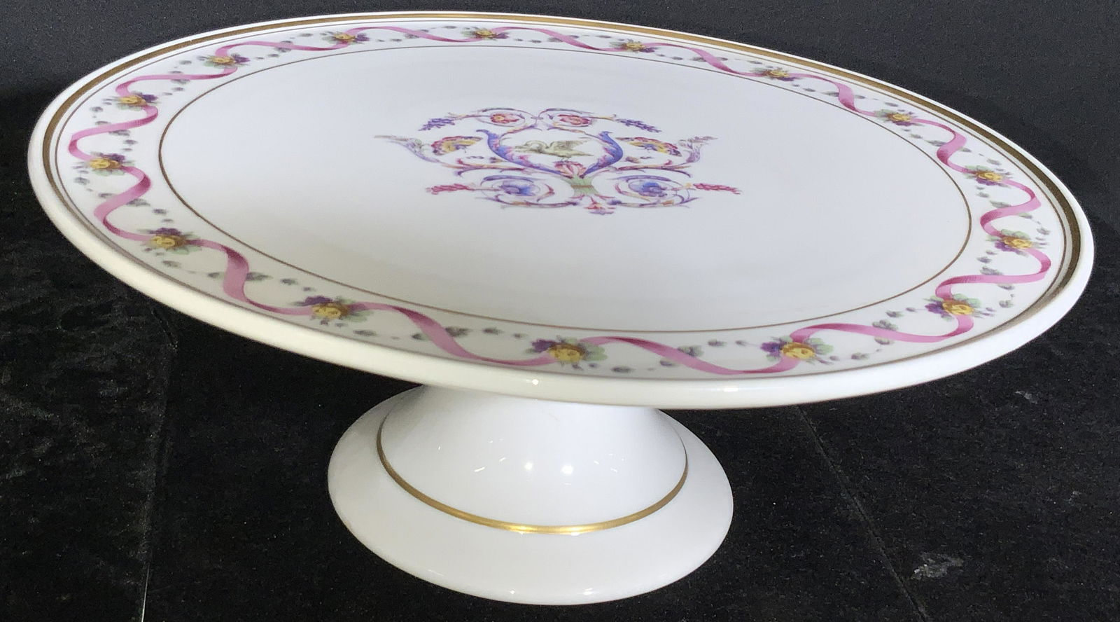RICHARD GINORI Signed Porcelain Pedestal Dish (1 of 13)