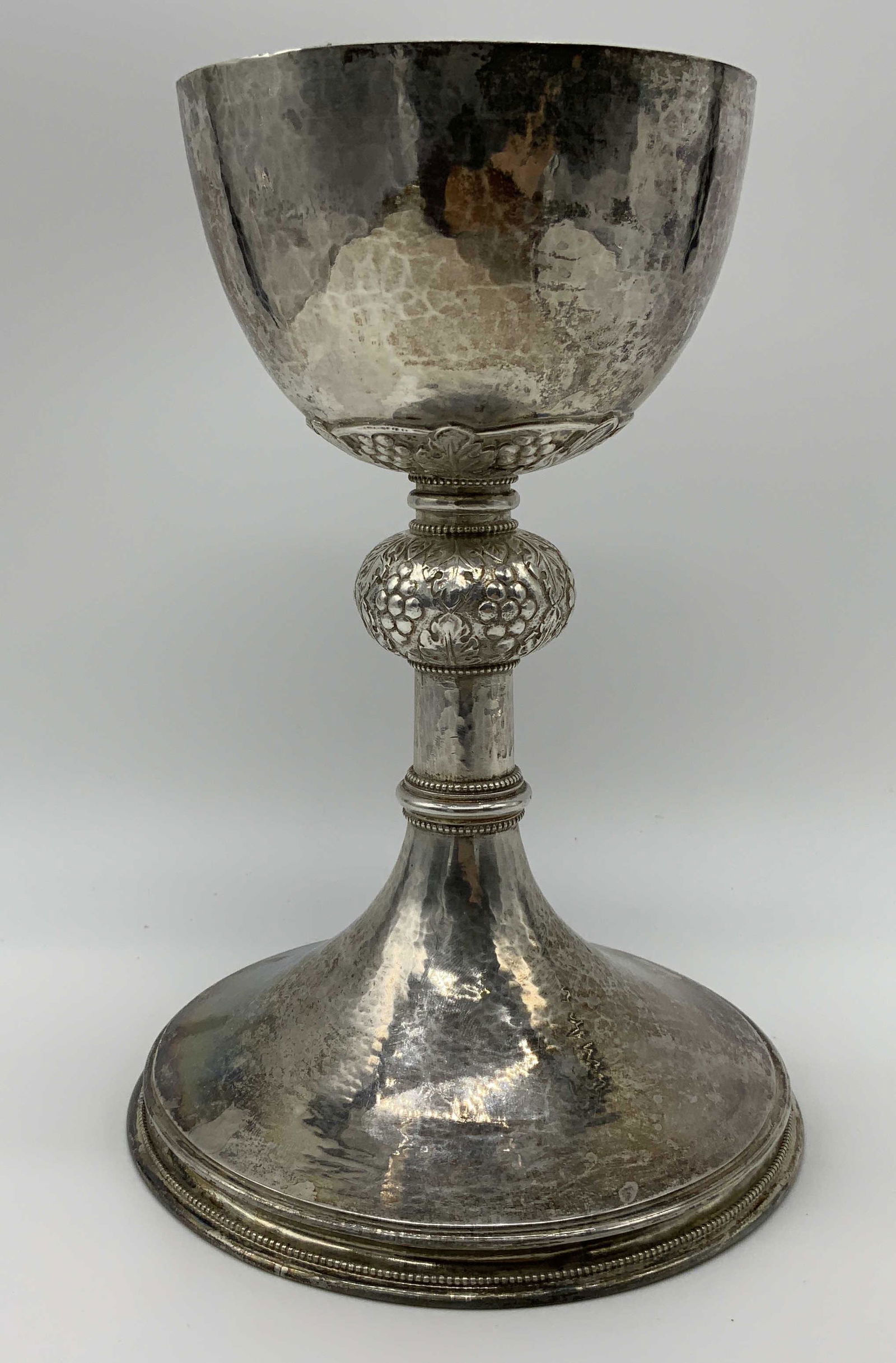 Vintage GUILD OF HANDICRAFT Sterling Chalice (1 of 7)