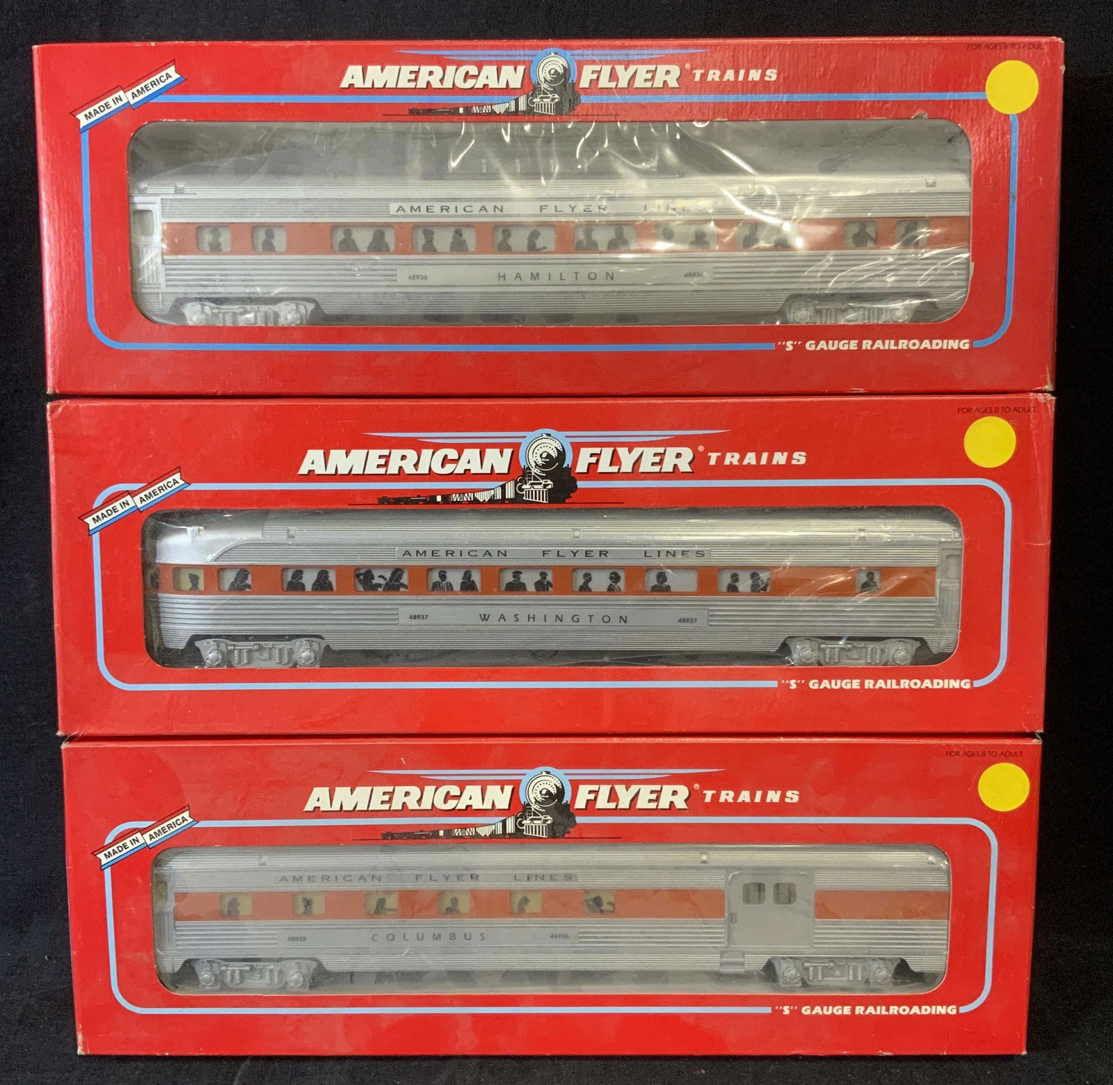 Group lot 3 Vintage AMERICAN FLYER Train Cars (1 of 11)