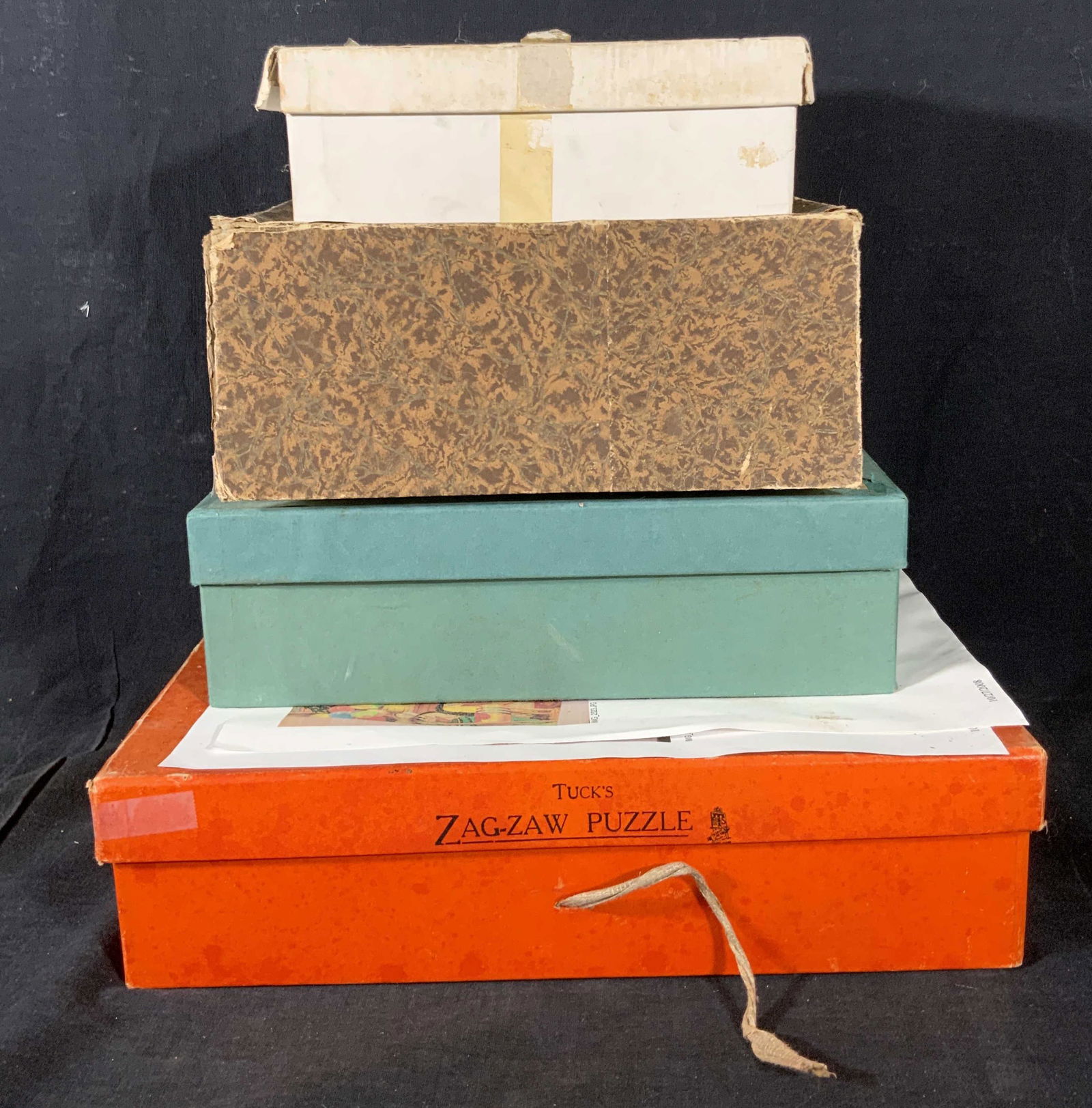 Lot 4 Collectible Vintage Boxed Puzzles (1 of 15)