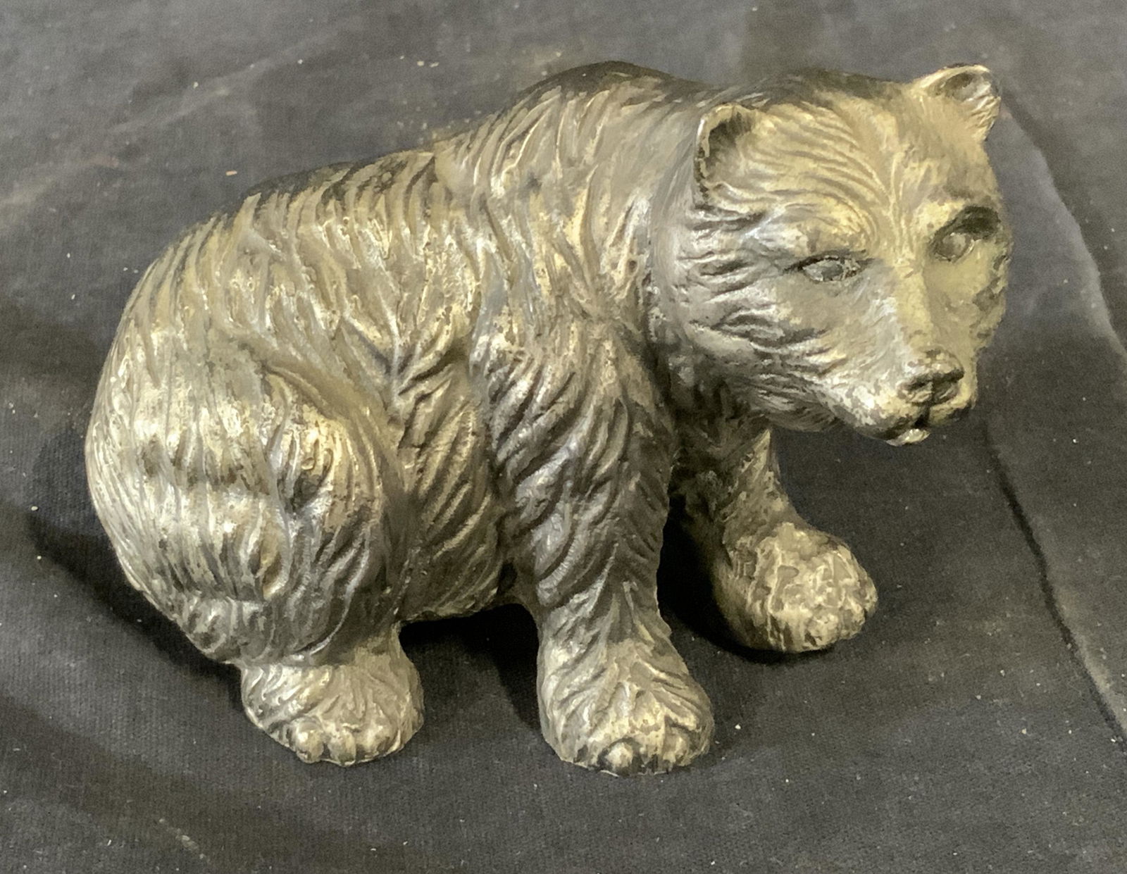 Russian Silver Plated Bear Figural (1 of 8)