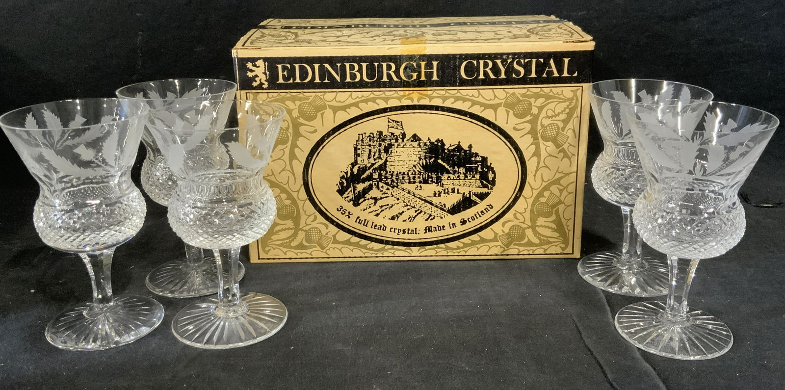 Edinburgh Crystal Lead Crystal Stemware (1 of 9)