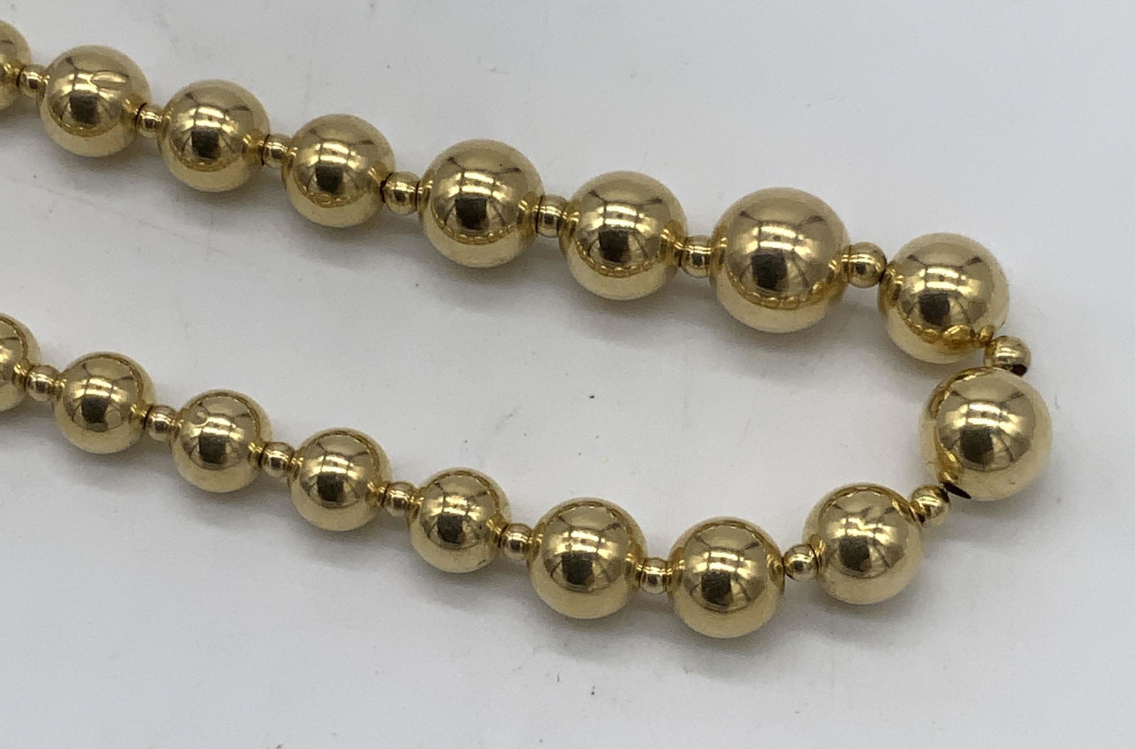 14k Gold Beaded Necklace (1 of 10)