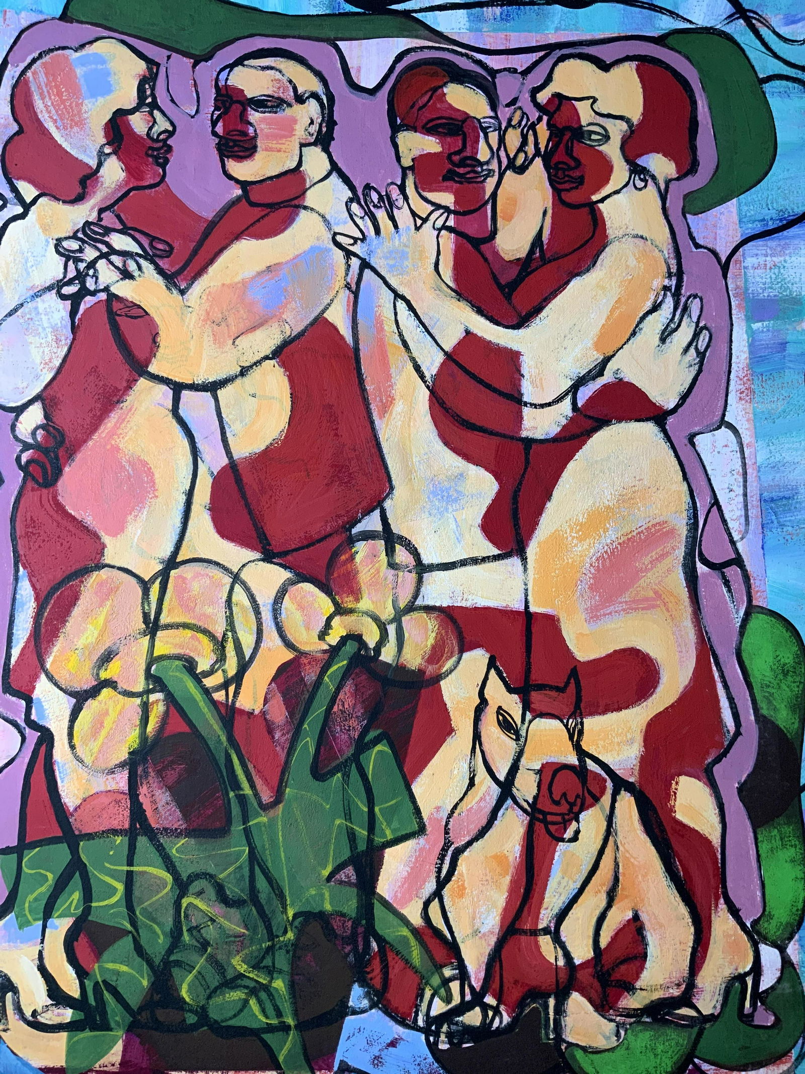 PETER LEVENTHAL Signed Oil Painting 1983 (1 of 10)