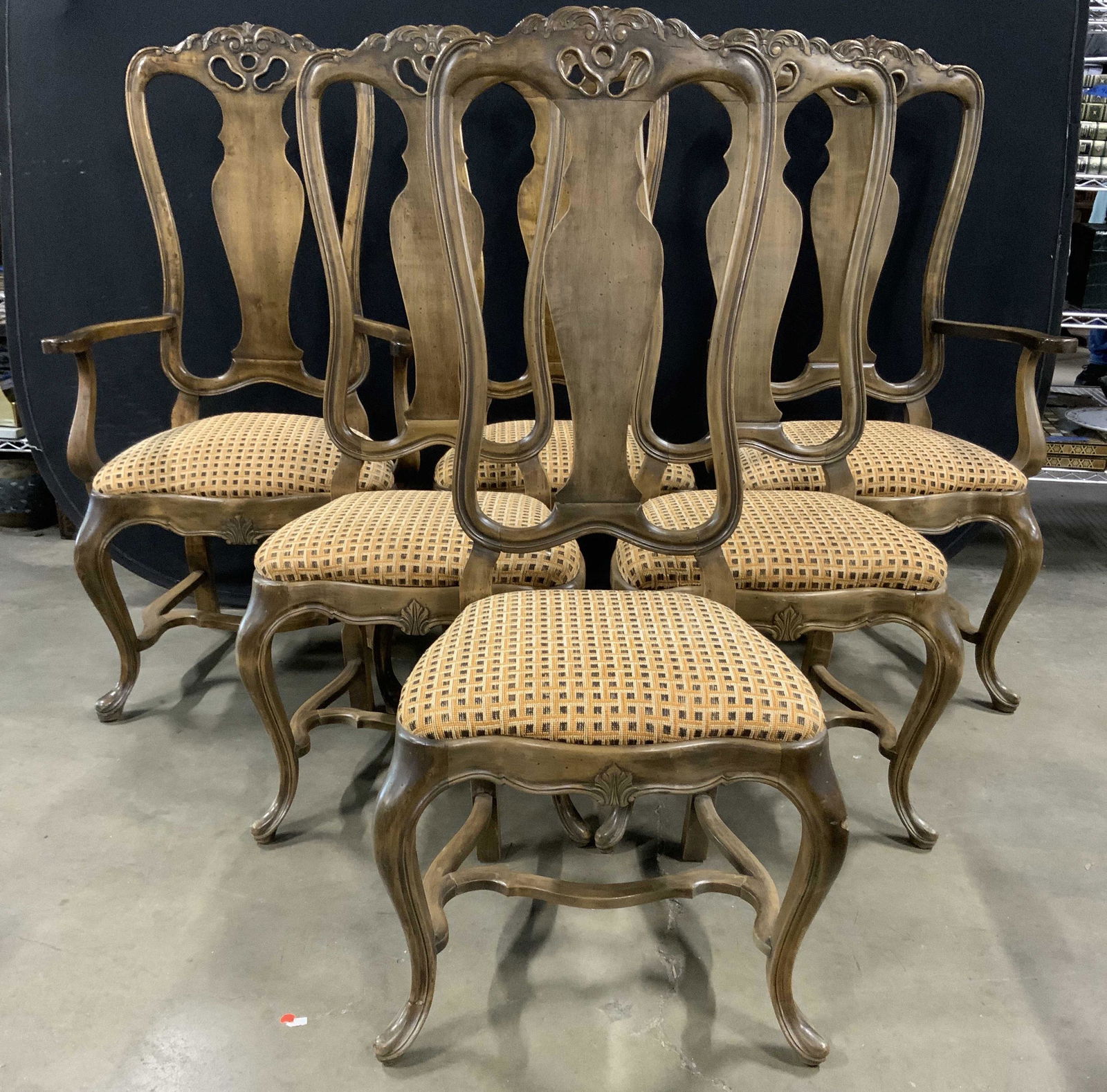6 Vtg B. ALTMAN & CO Continental Dining Chairs (1 of 13)
