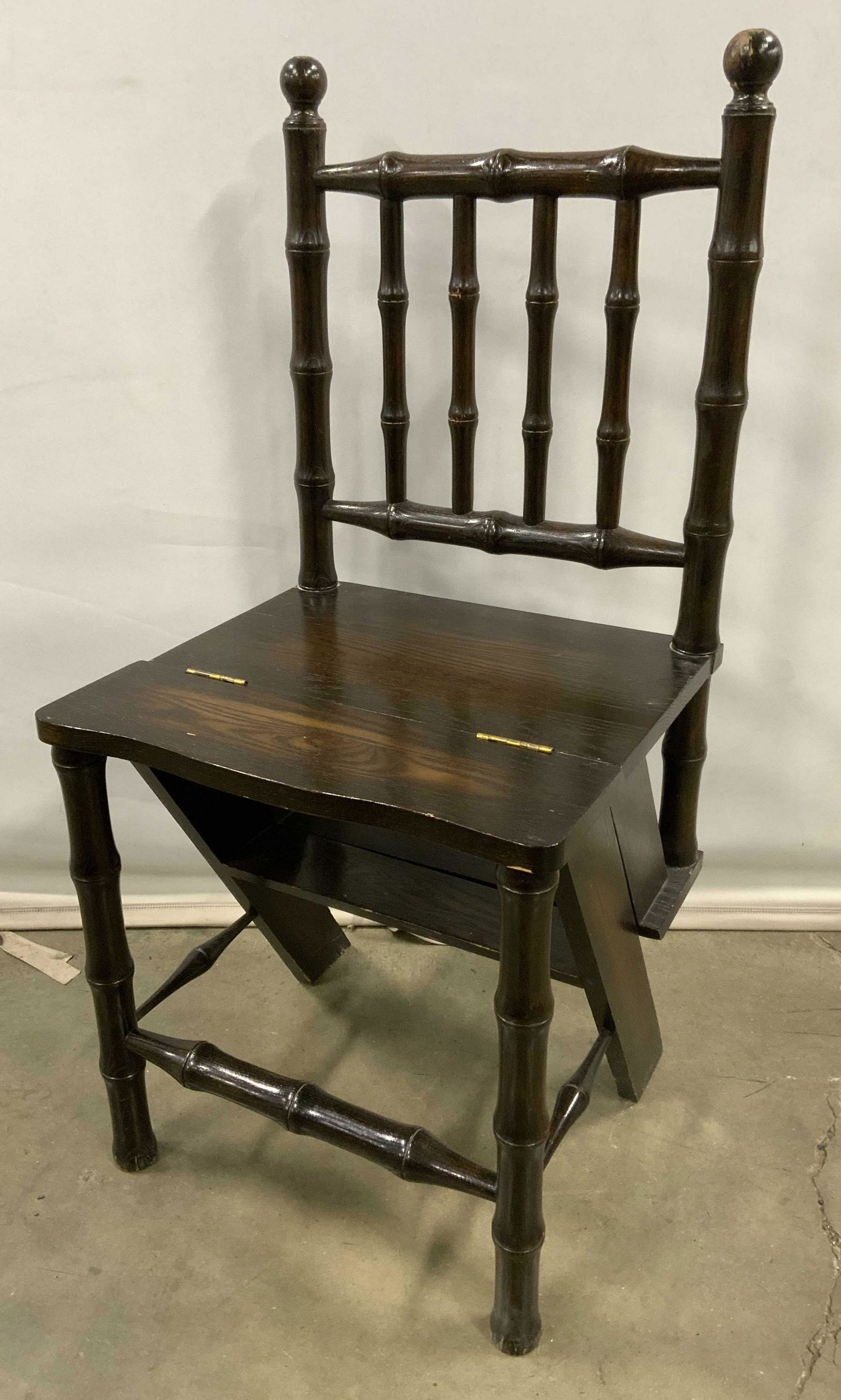 Transforming Wooden Chair to Library Steps (1 of 11)