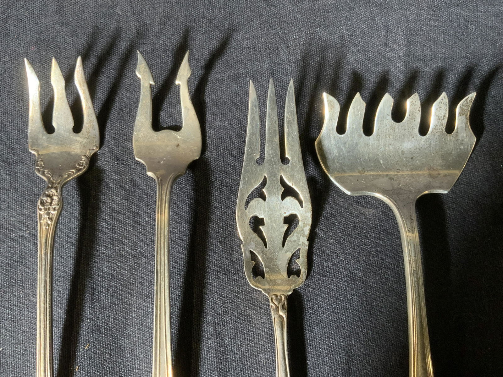 Lot 4 Vintage Sterling Silverware (1 of 9)
