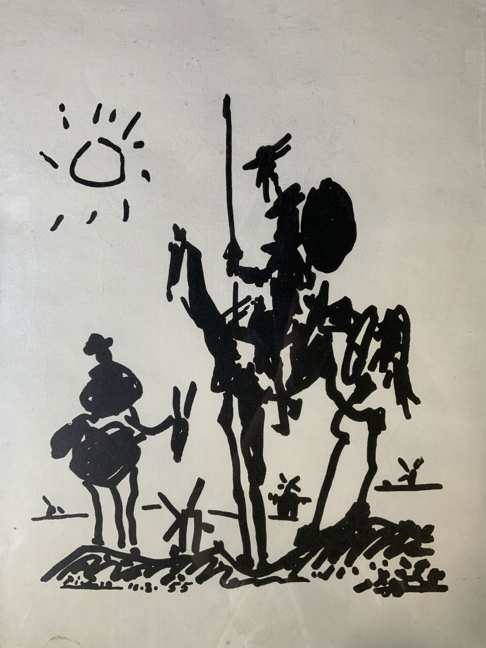 PABLO PICASSO Don Quixote Lithograph (1 of 6)