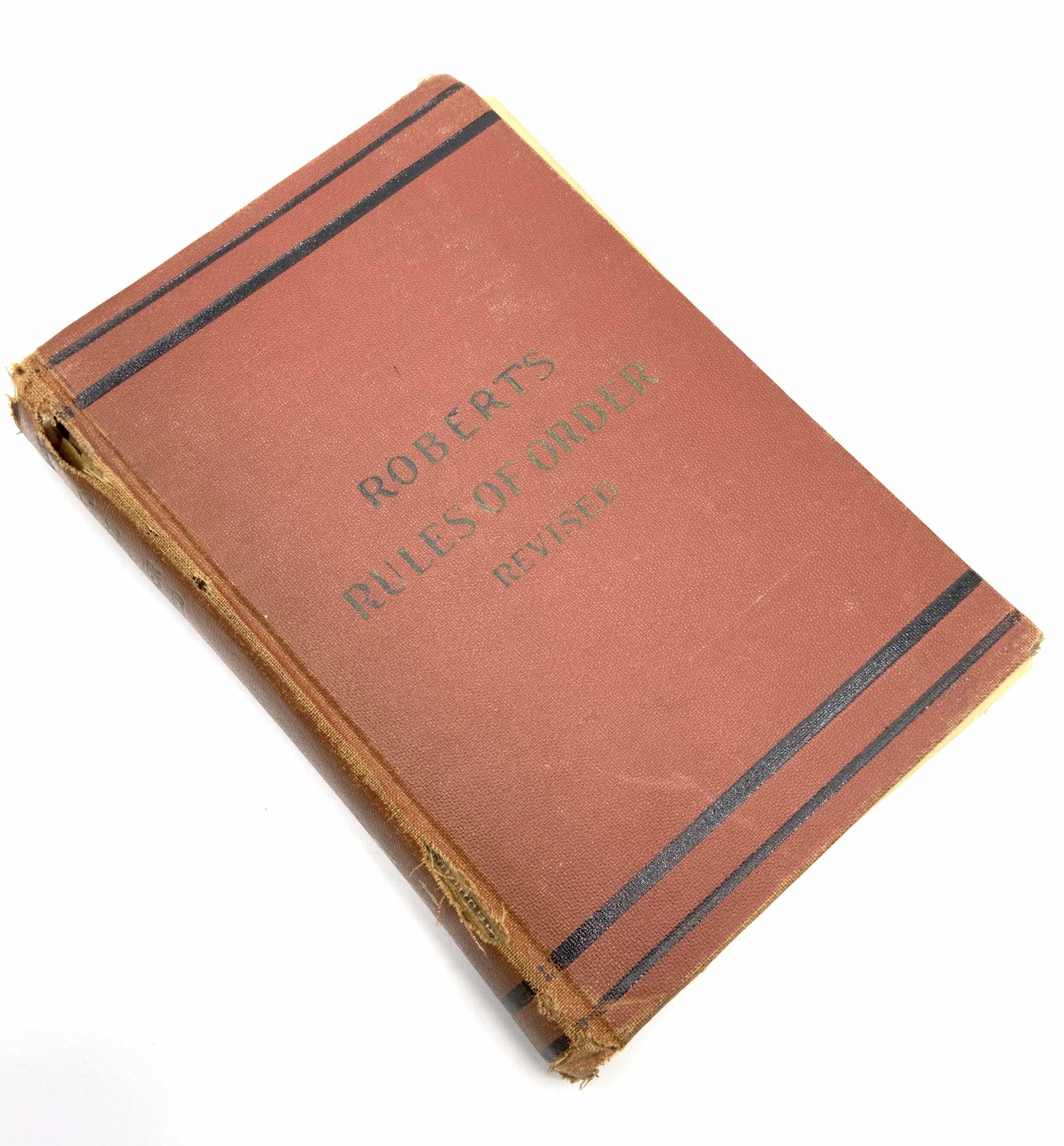 Antique Signed HENRY M. ROBERT Hardcover Book (1 of 9)