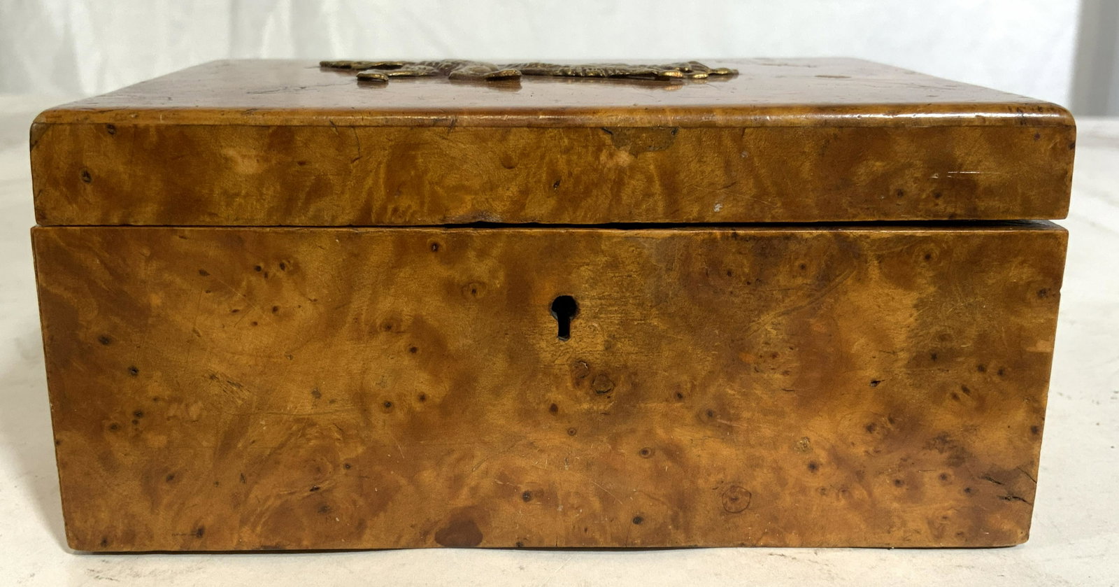 Russian Burled Wood Style Trinket Box (1 of 8)