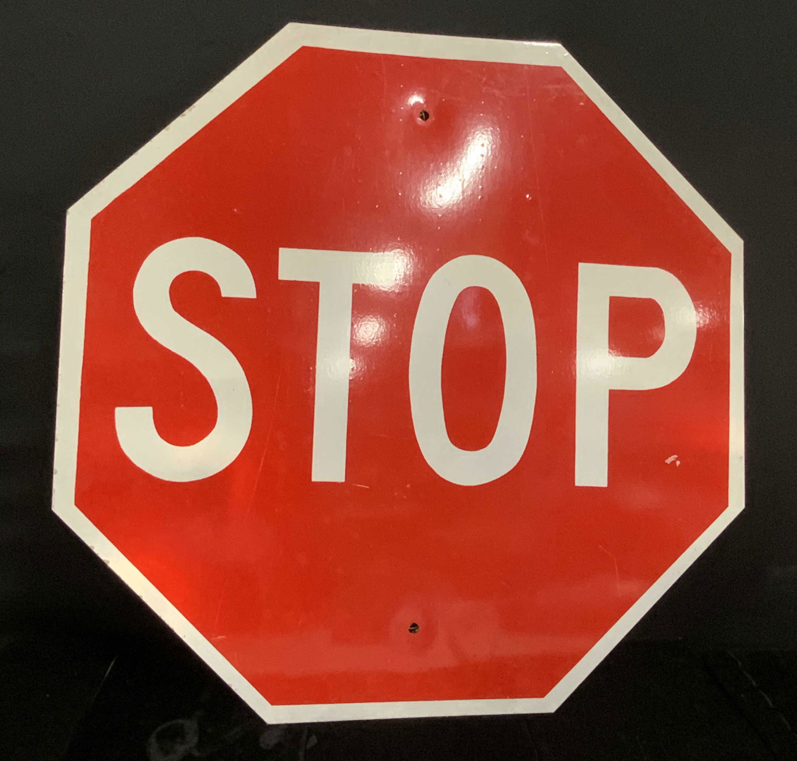 Red Octagonal STOP Metal Street Sign Road Sign (1 of 8)