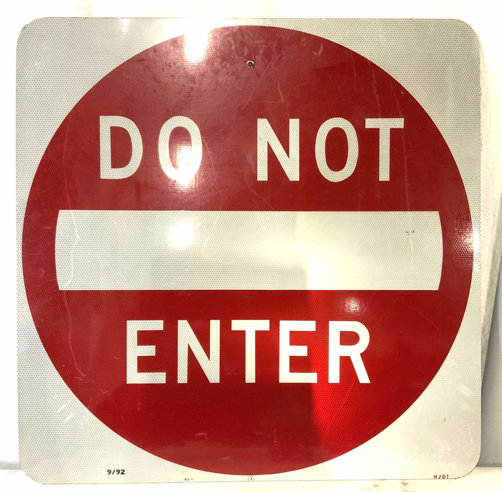 Do Not Enter Metal Street Sign (1 of 8)