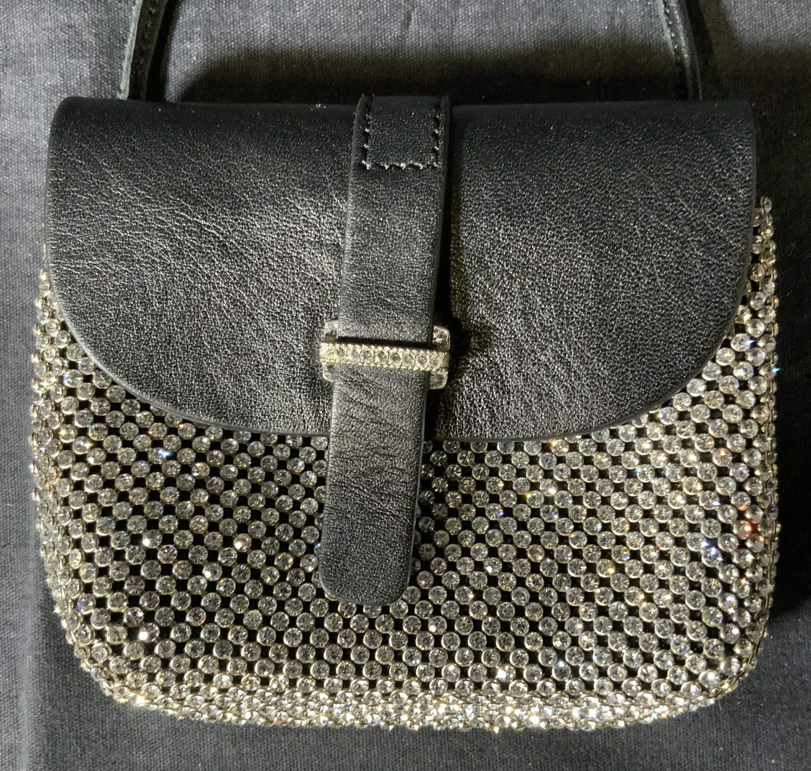 BEVERLEY FELDMAN Rhinestone Crossbody Bag (1 of 7)