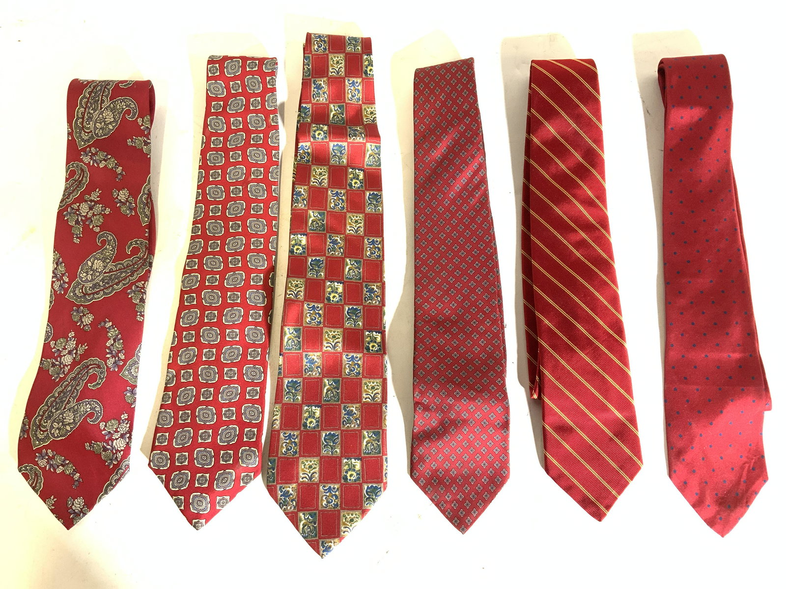 Lot 6 Assorted Men?s Silk Neckties (1 of 7)