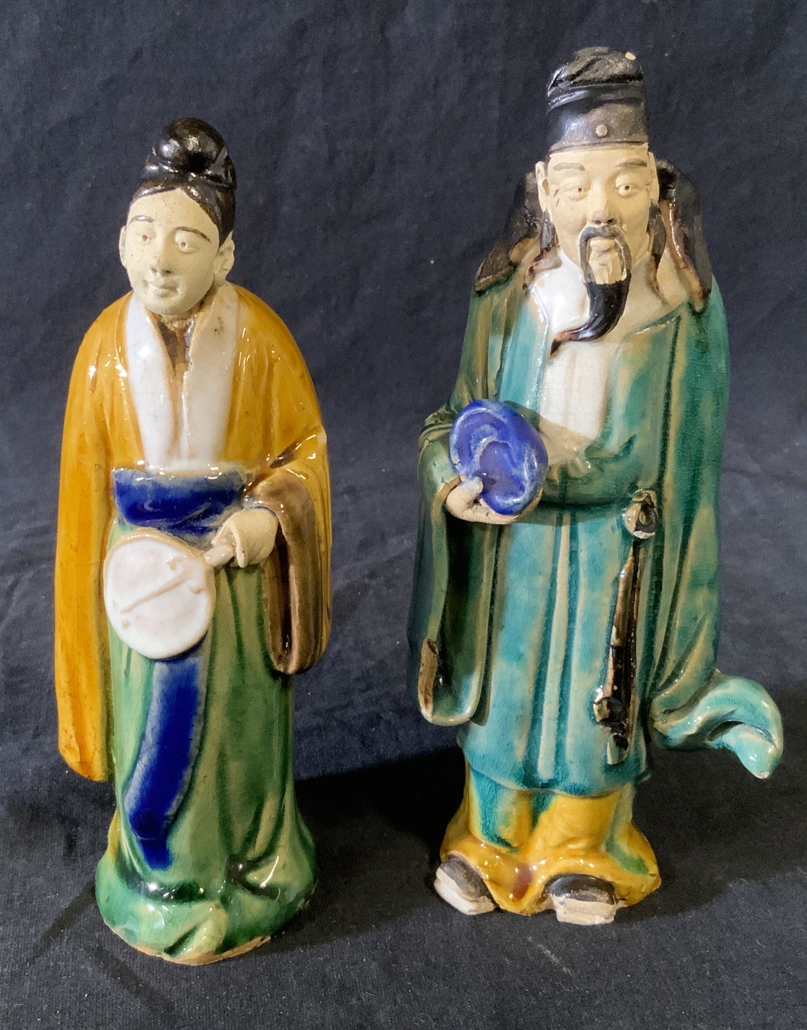Group 2 Chinese Ceramic Figurines (1 of 9)