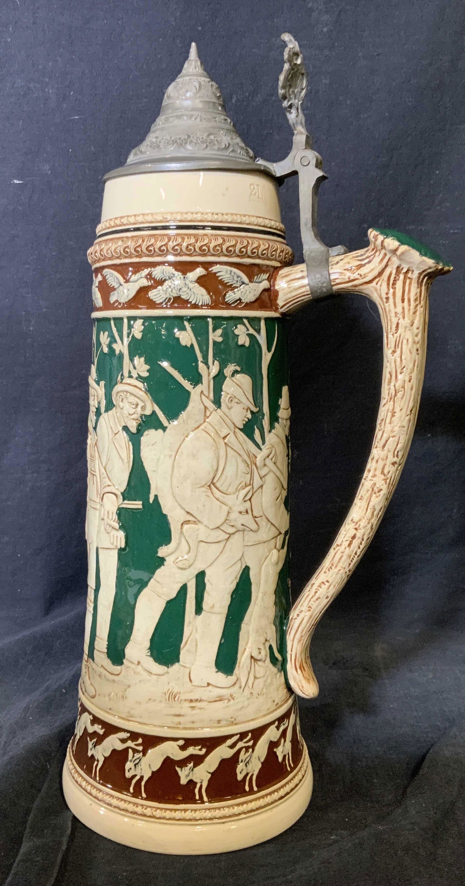 Limited Edition German Ceramic 2L Beer Stein (1 of 7)