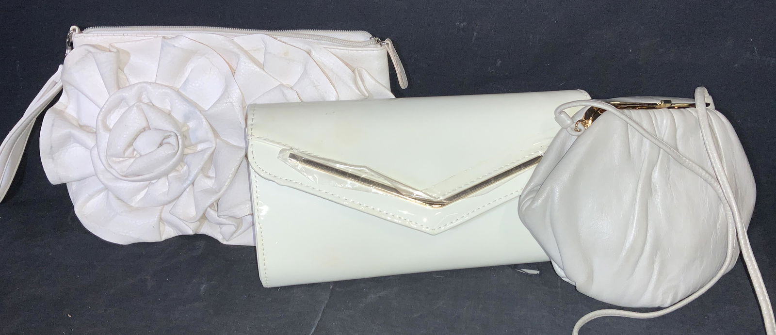 Lot 3 Vintage Clutches/ ANDÉ Shoulder Bag (1 of 7)