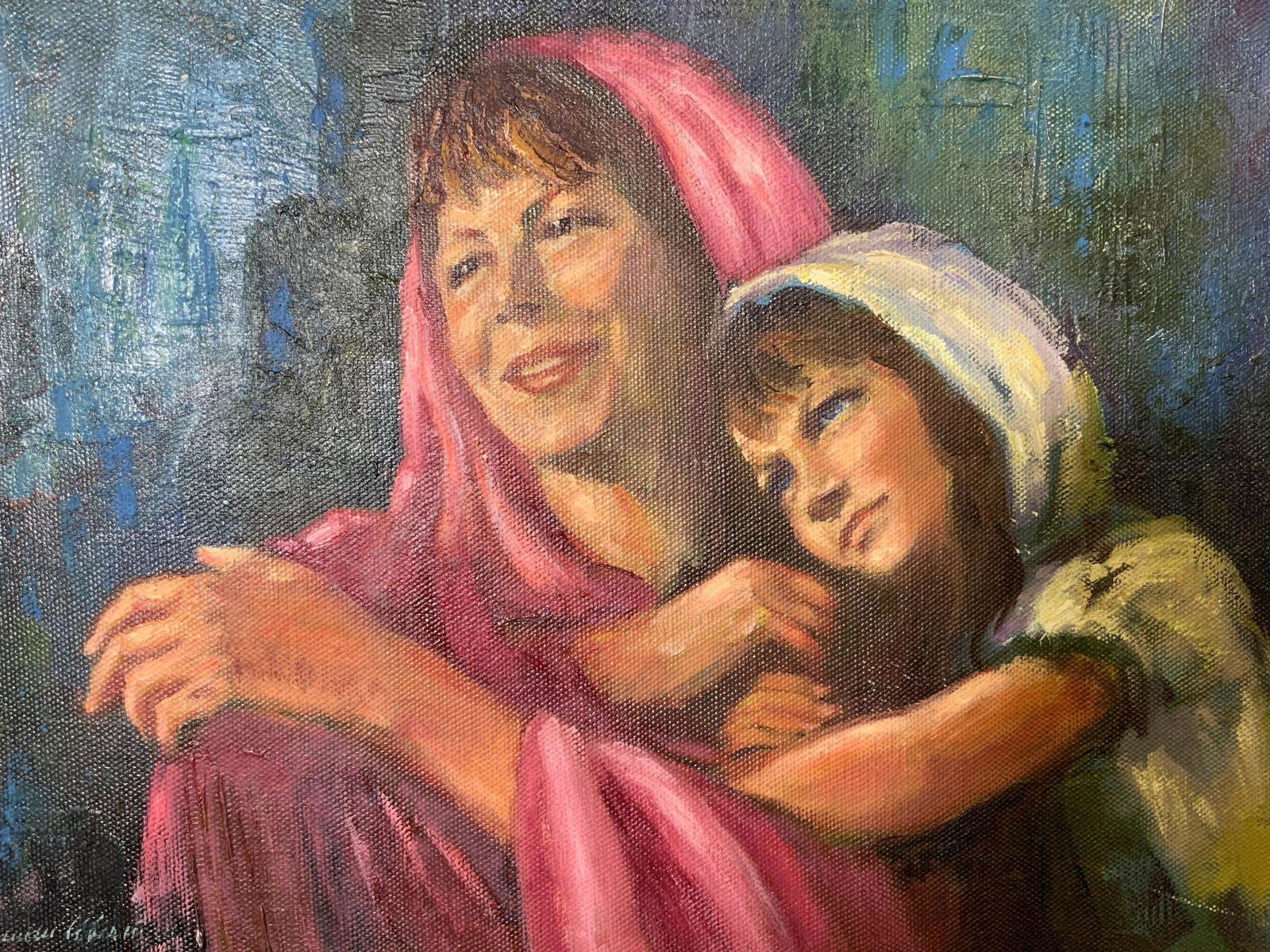 S. Lieberman Signed Oil on Canvas Portraiture (1 of 10)