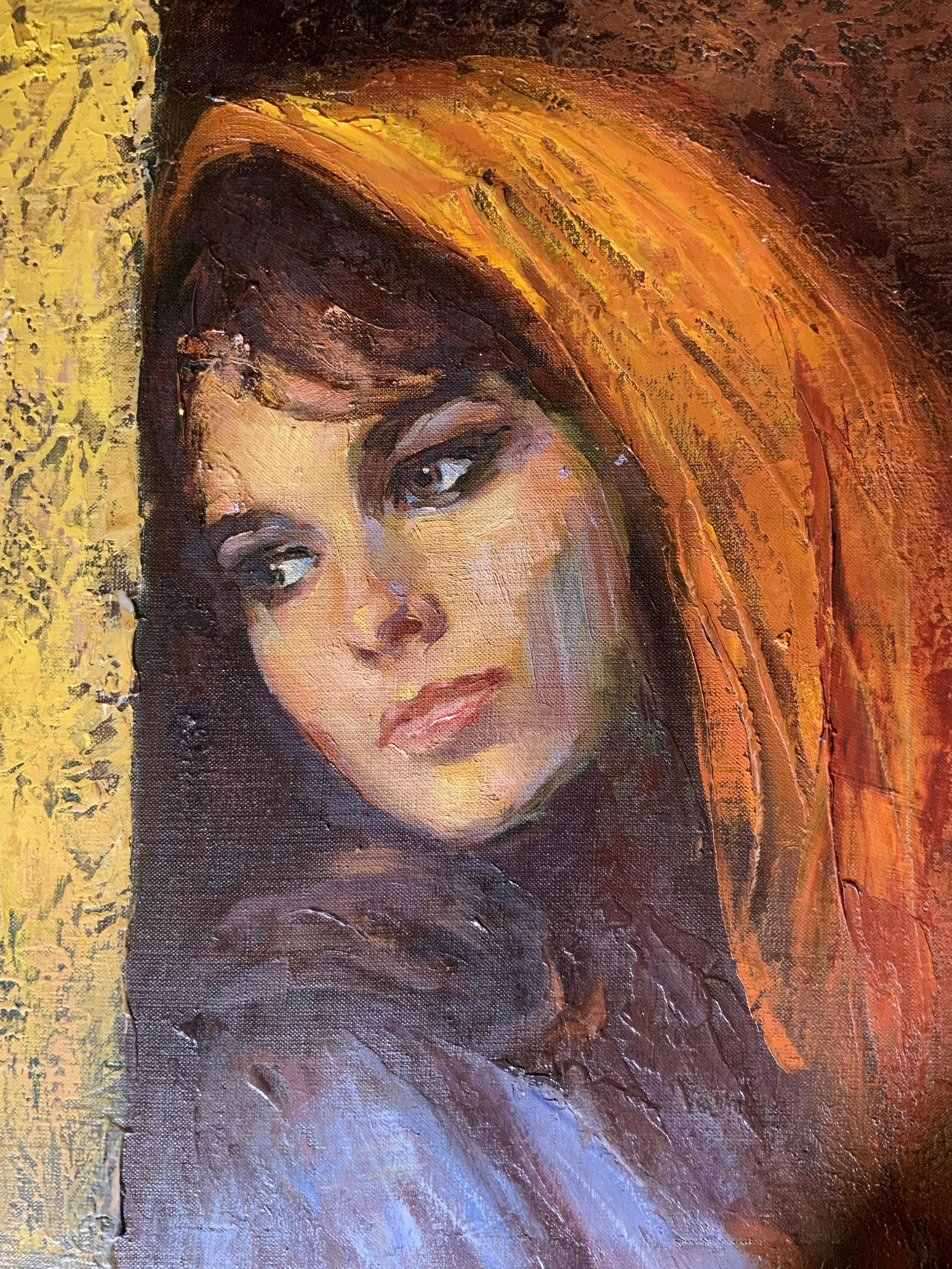 SANDU LIBERMAN Signed Portrait Oil Painting (1 of 7)