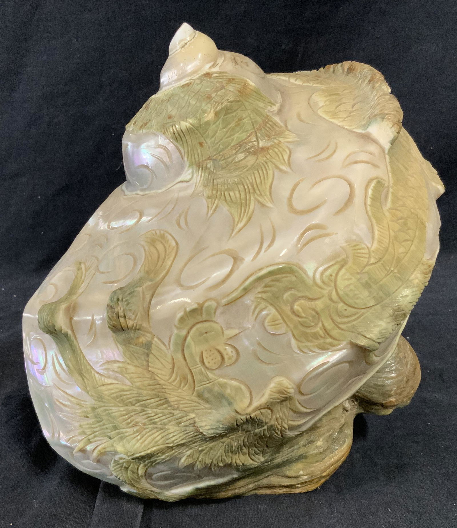 Mother of Pearl and Stone Conch Shell (1 of 5)