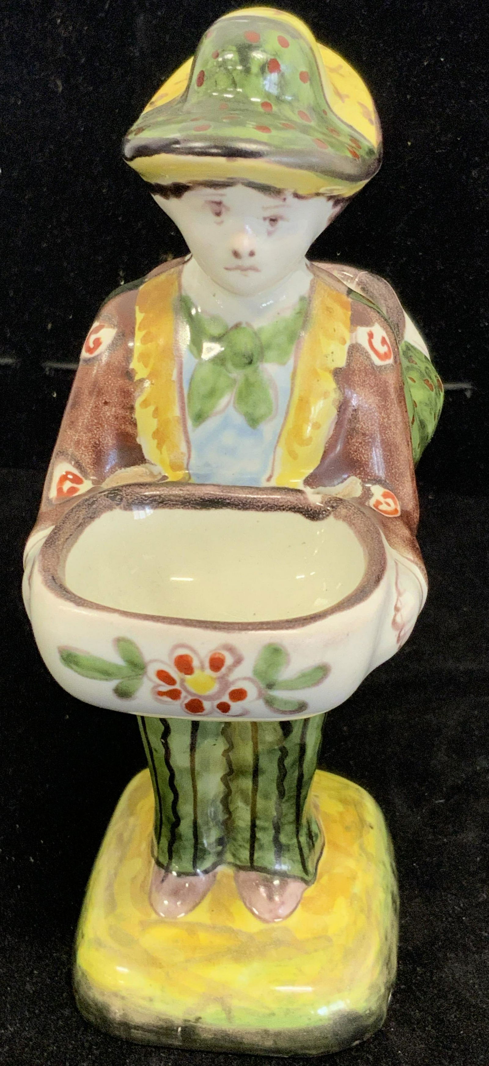 Vintage Signed Hand Painted Ceramic Twin Figural (1 of 9)