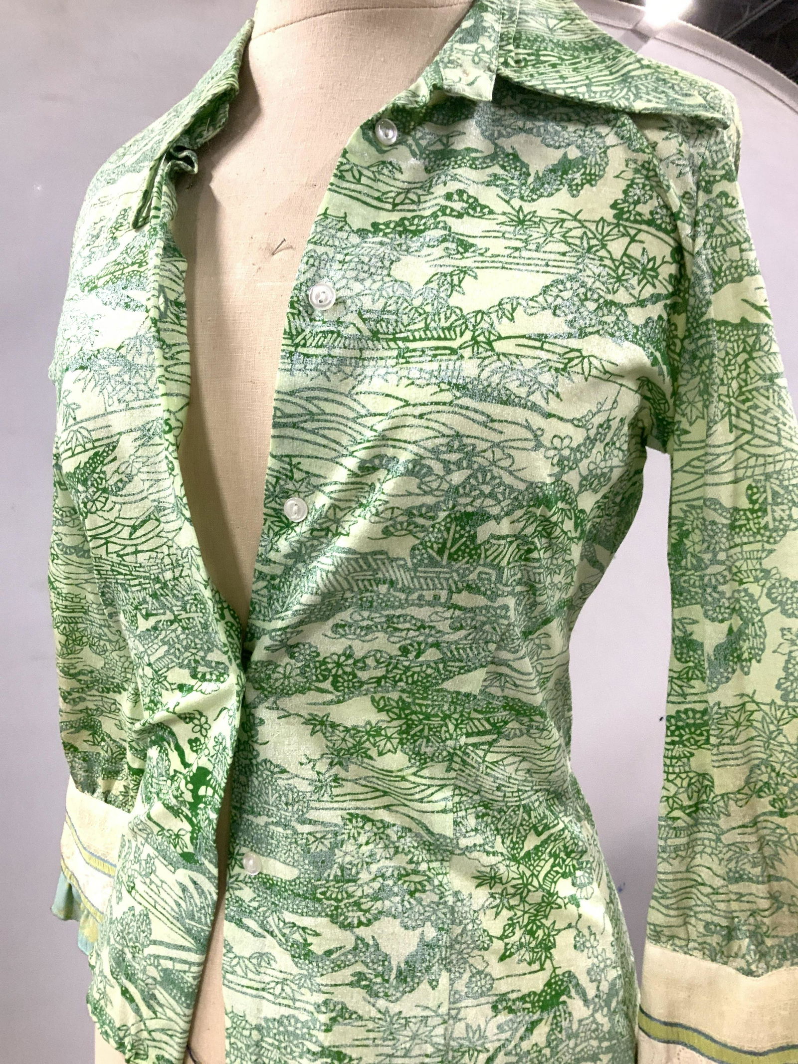 Vintage OUSTO Barcelona Ladies Cotton Shirt (1 of 6)