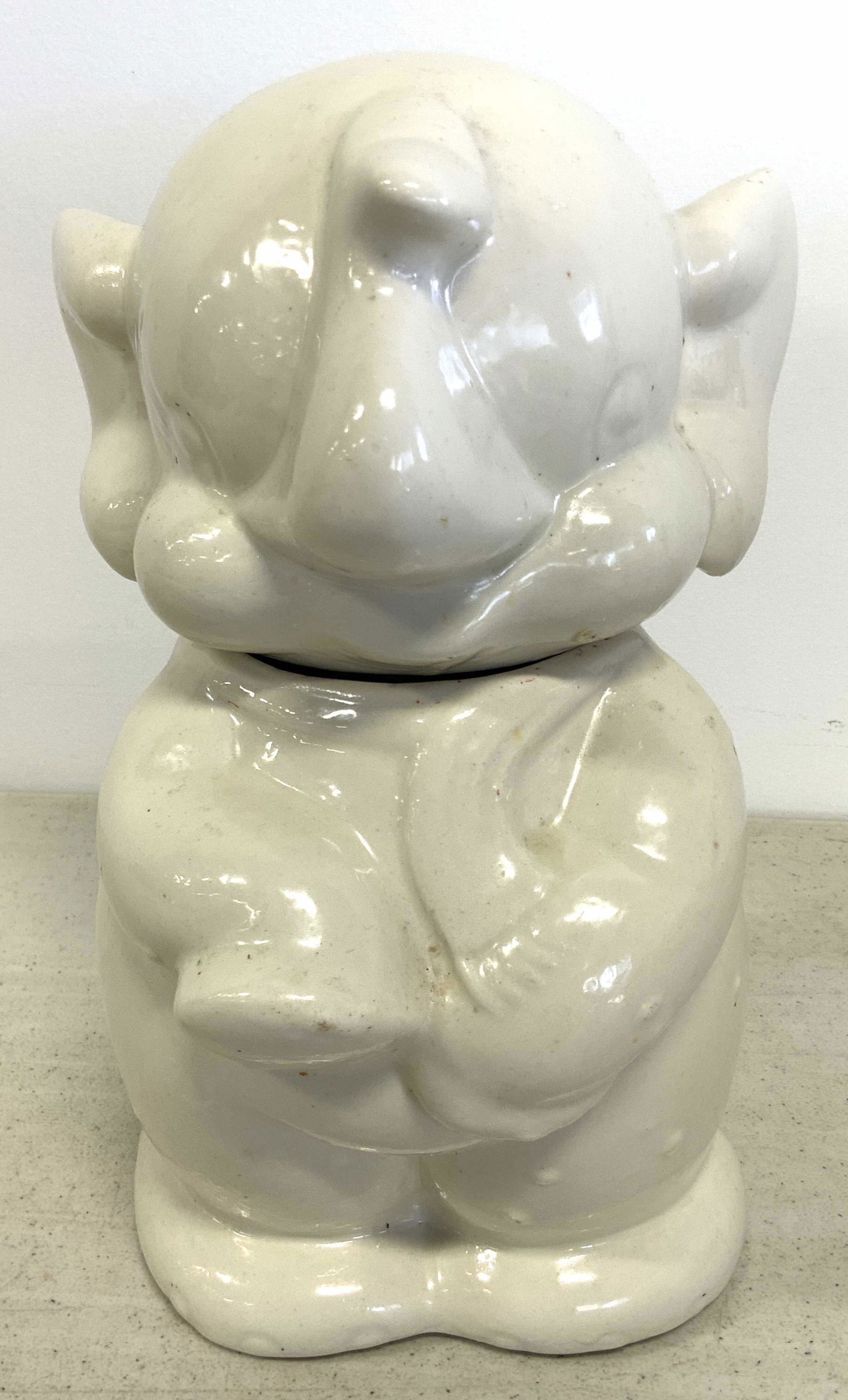Vintage Ceramic Elephant Form Cookie Jar (1 of 11)