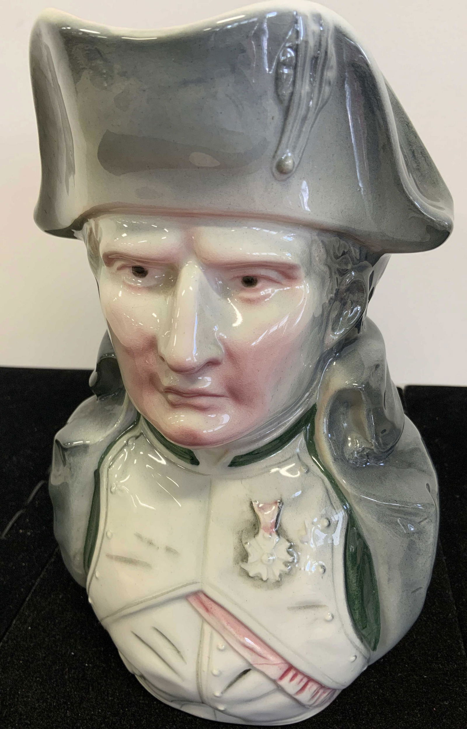 Vintage Male Bust Handled Ceramic Coin Bank (1 of 8)