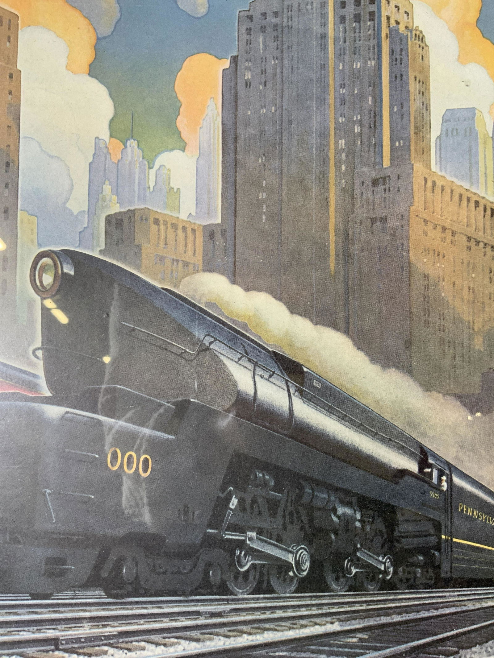 Pennsylvania Railroad Offset Lithograph (1 of 6)