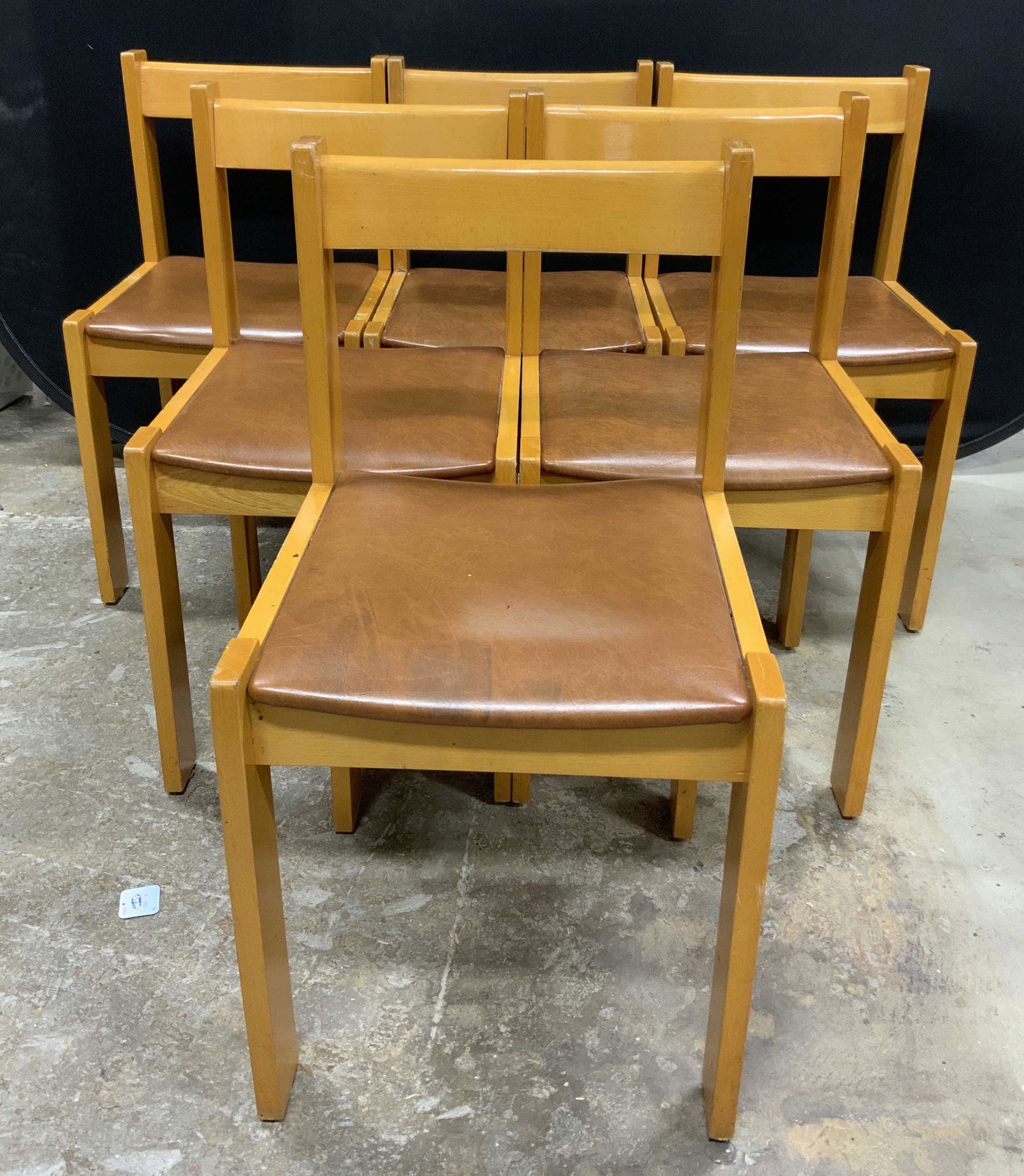 Set 6 Wooden Side Chairs (1 of 12)