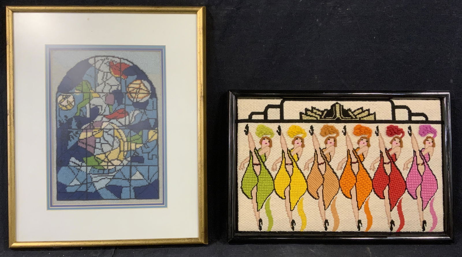Lot 2 Needlepoint & Cross-stitch Artworks (1 of 7)