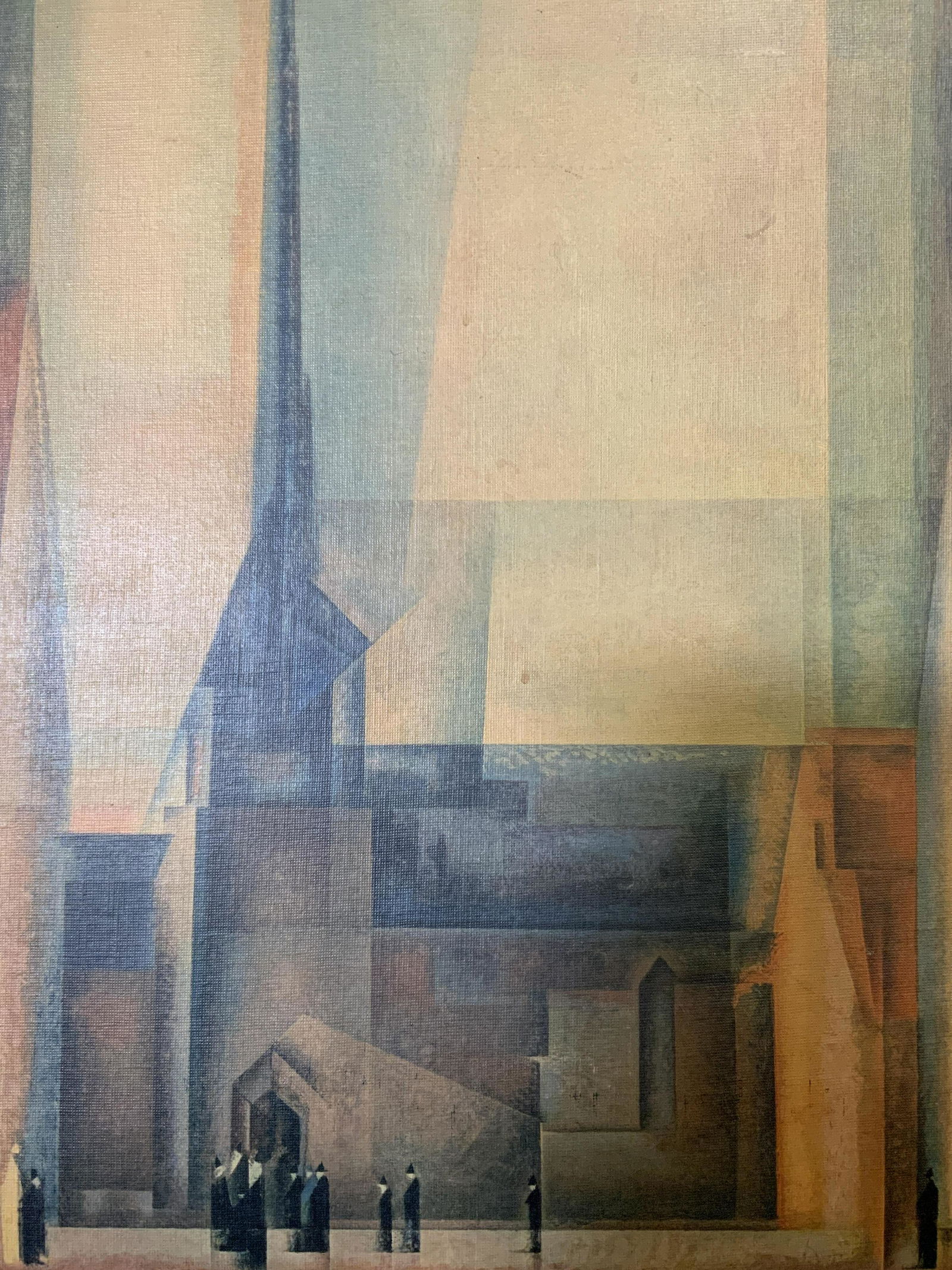 Abstract Geometric Print on Canvas (1 of 7)