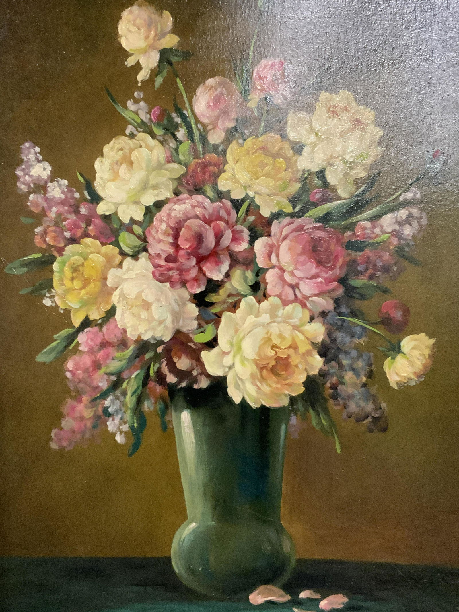 Signed Oil On Board Floral Still Life (1 of 9)