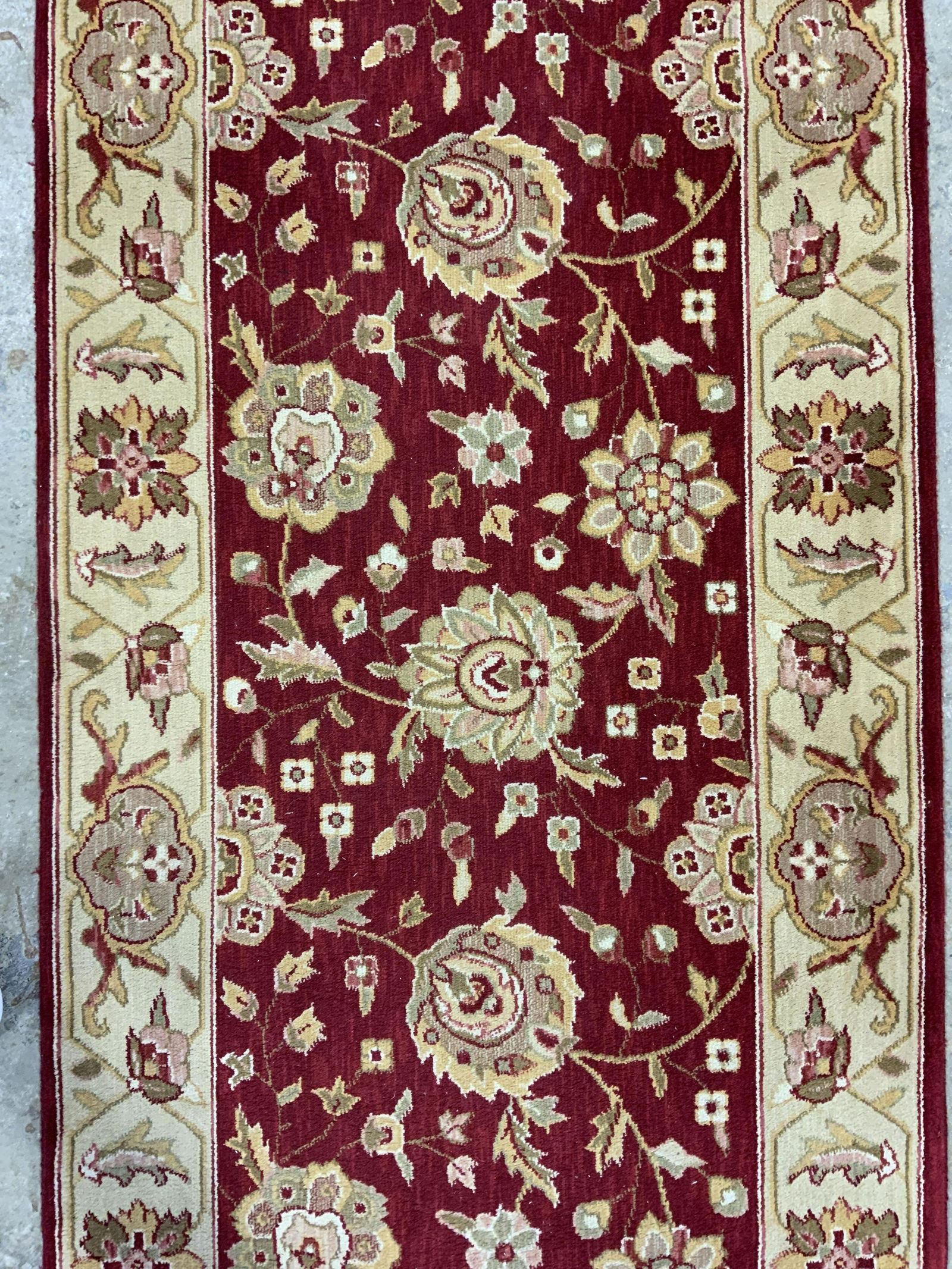 Vintage Floral Detailed Oriental Wool Runner (1 of 8)