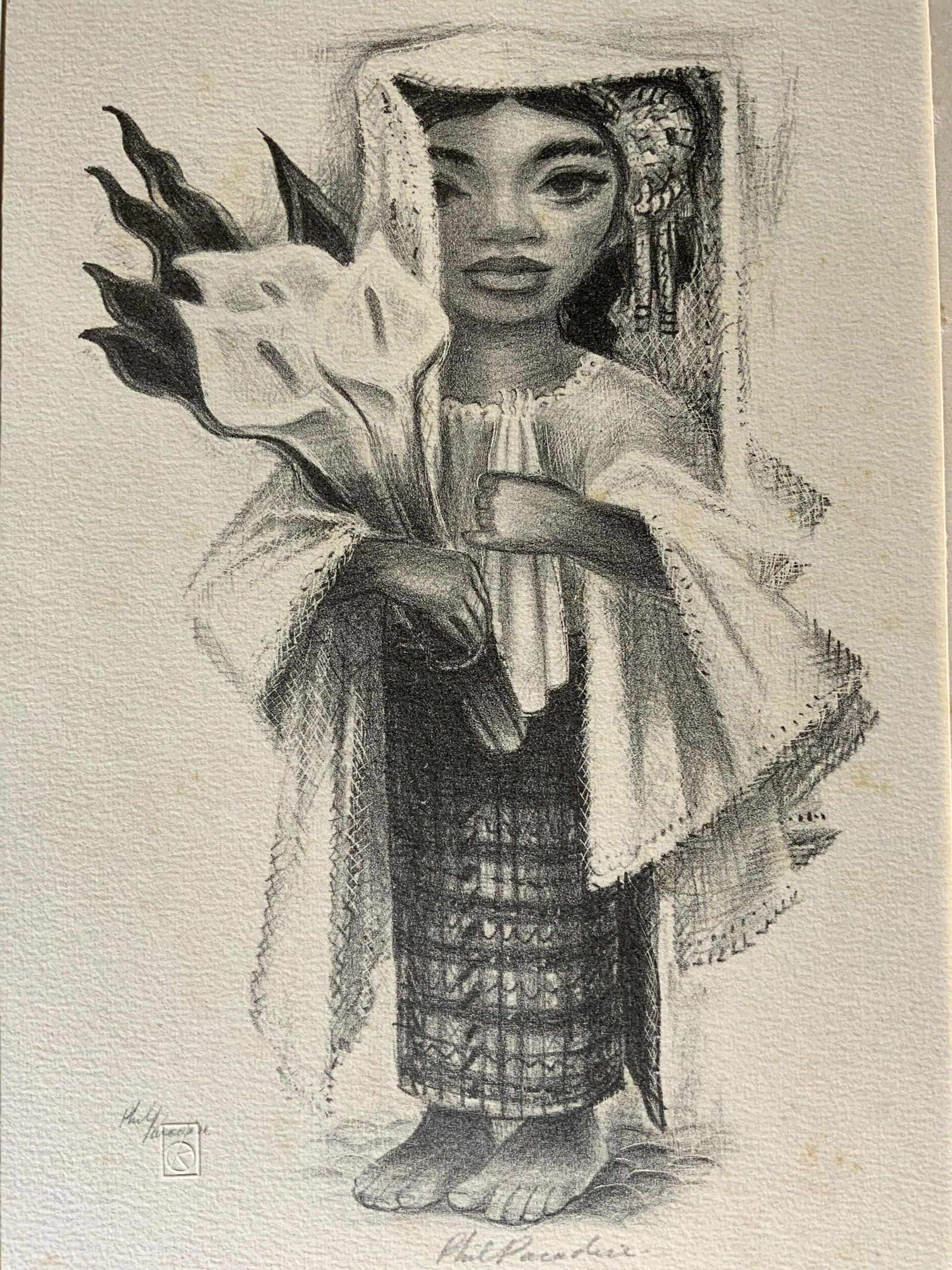 Lot 2 PHIL PARADISE Signed Lithographs (1 of 5)