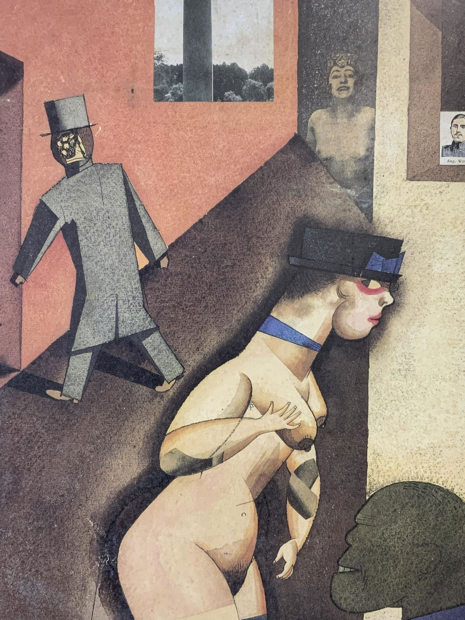 Lithographic Gallery Advertisement on Board (1 of 5)