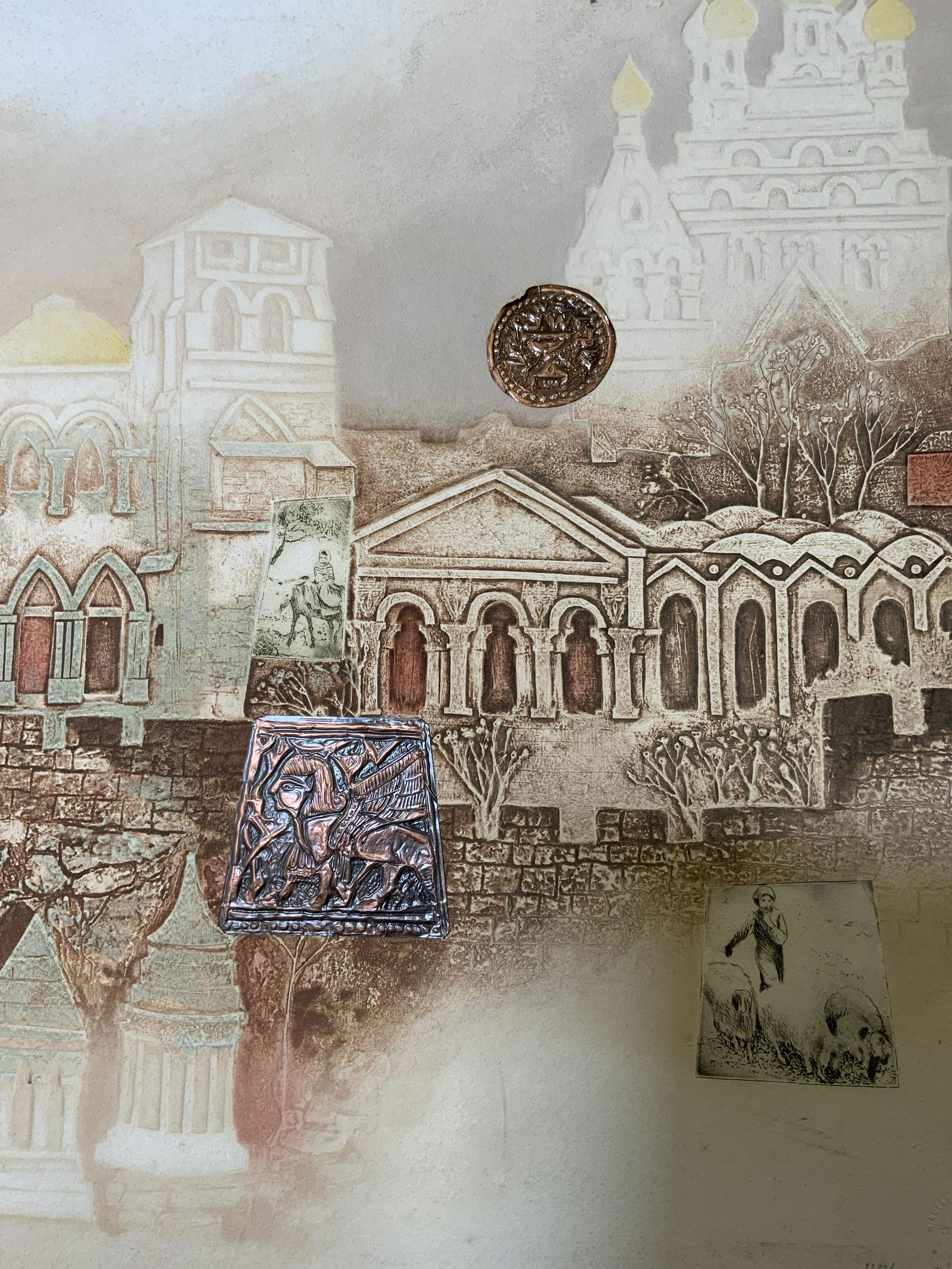 Initialed Ltd Ed Mixed Media Embossed Paper (1 of 7)