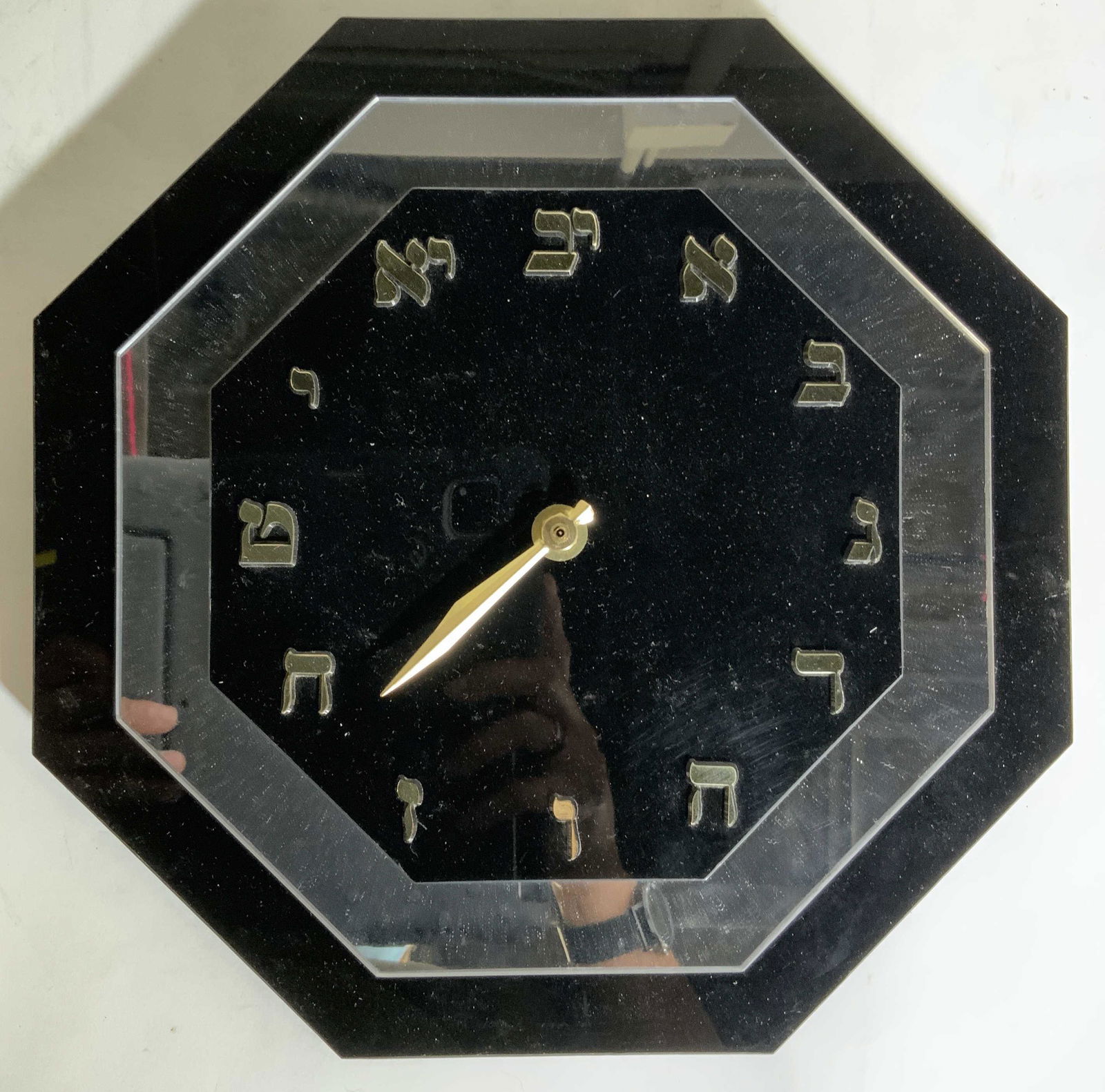 Lot 2 Assorted Wall Clocks, One Hebrew lettered (1 of 7)