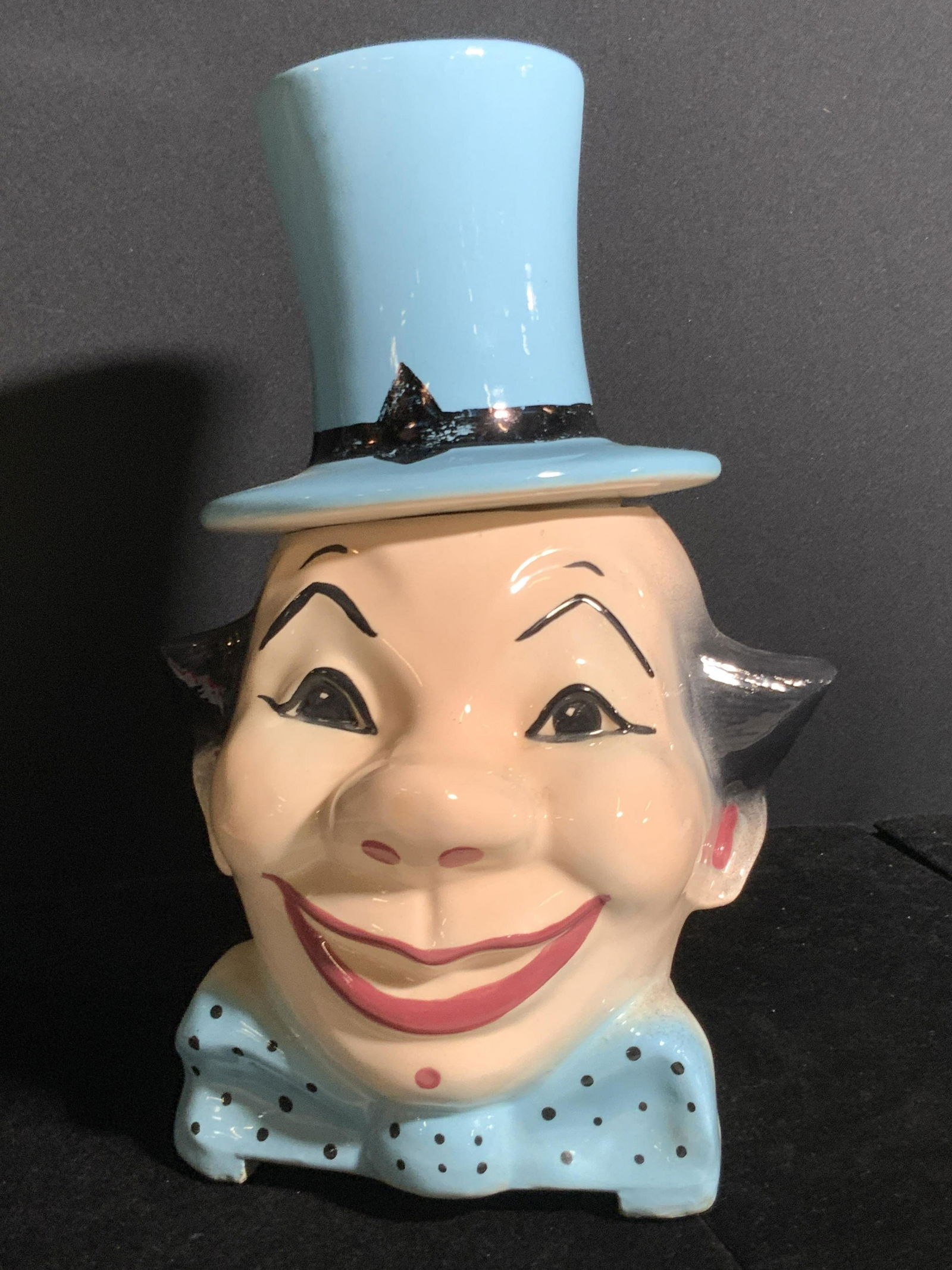 Vintage Hand Painted Ceramic Clown Cookie Jar (1 of 9)
